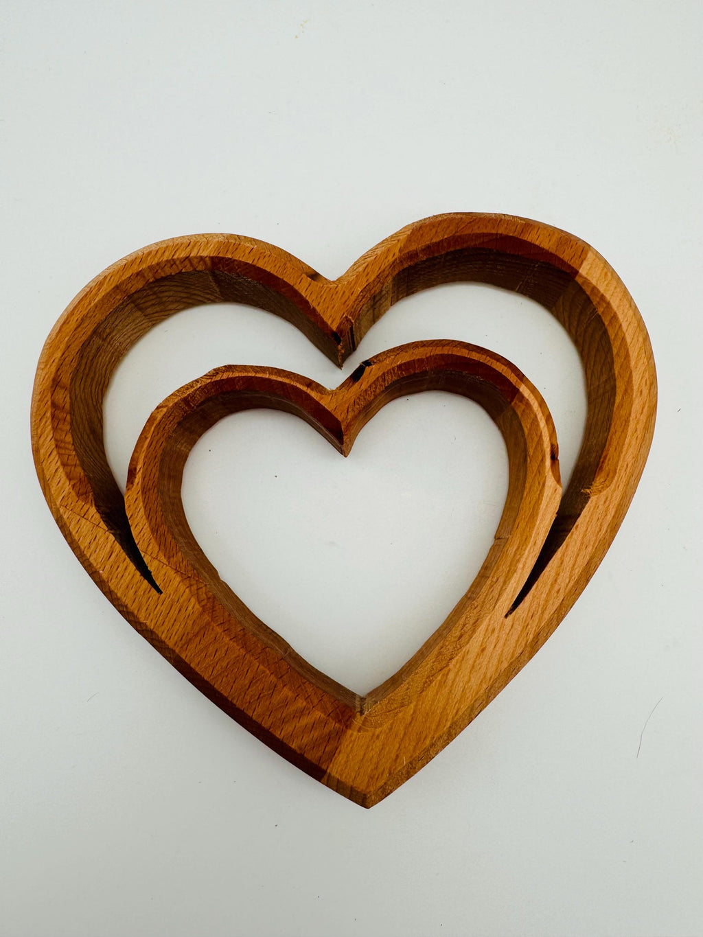 Doppelherz aus Buche