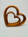 Doppelherz aus Buche