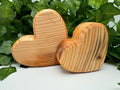 Set de cœurs en bois