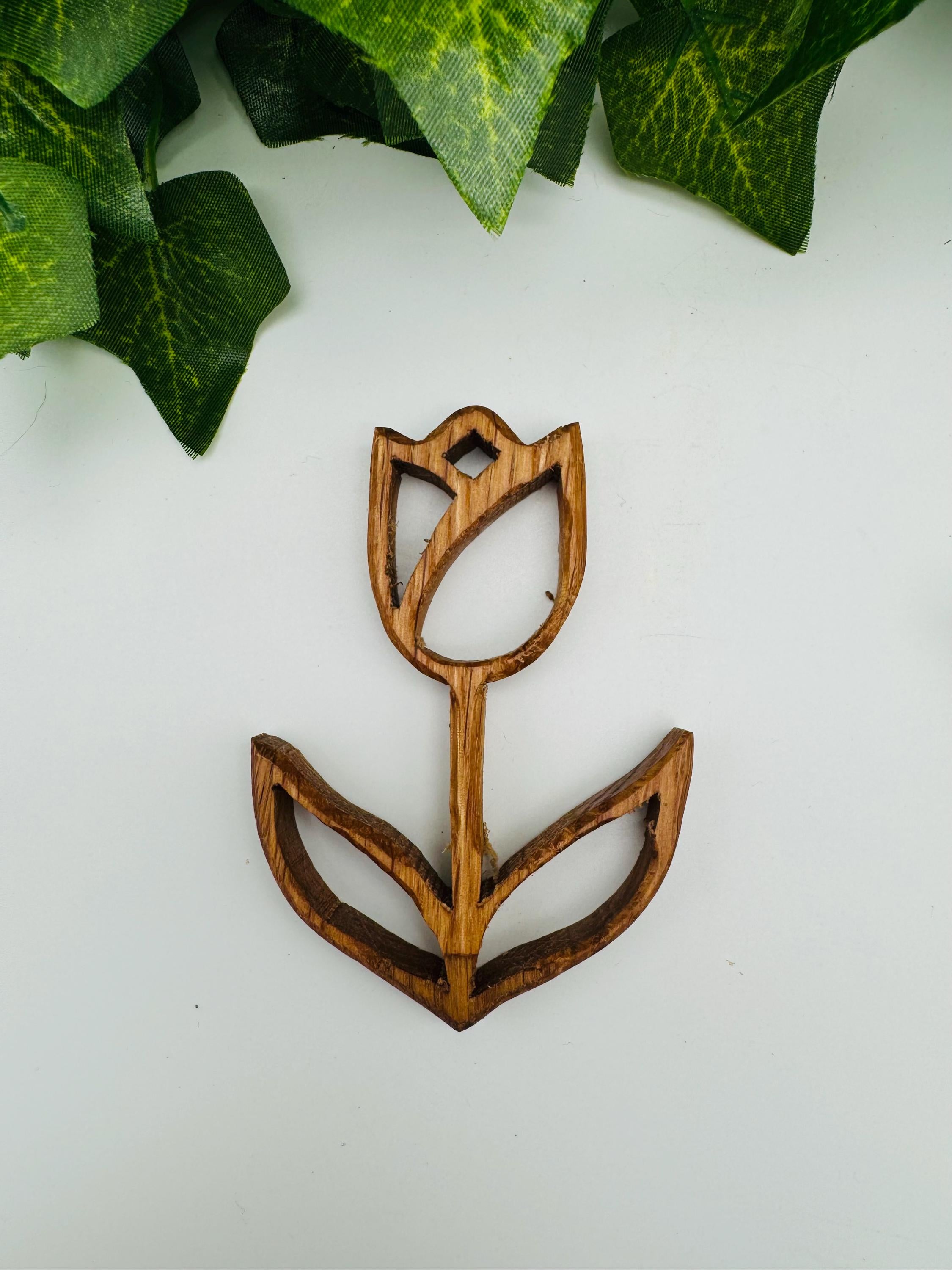 Tulipes en bois