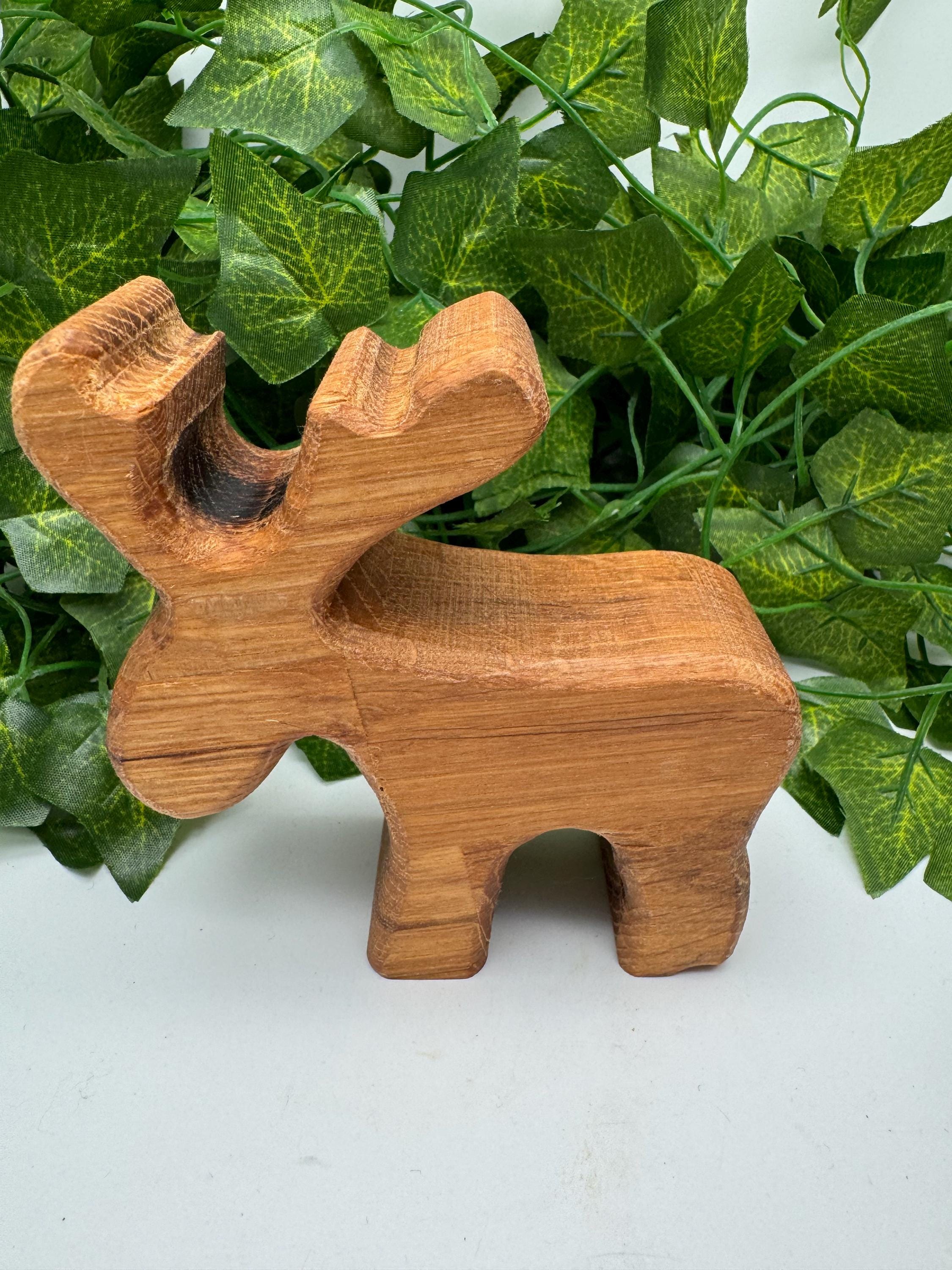 Holz Rentiere aus Eiche