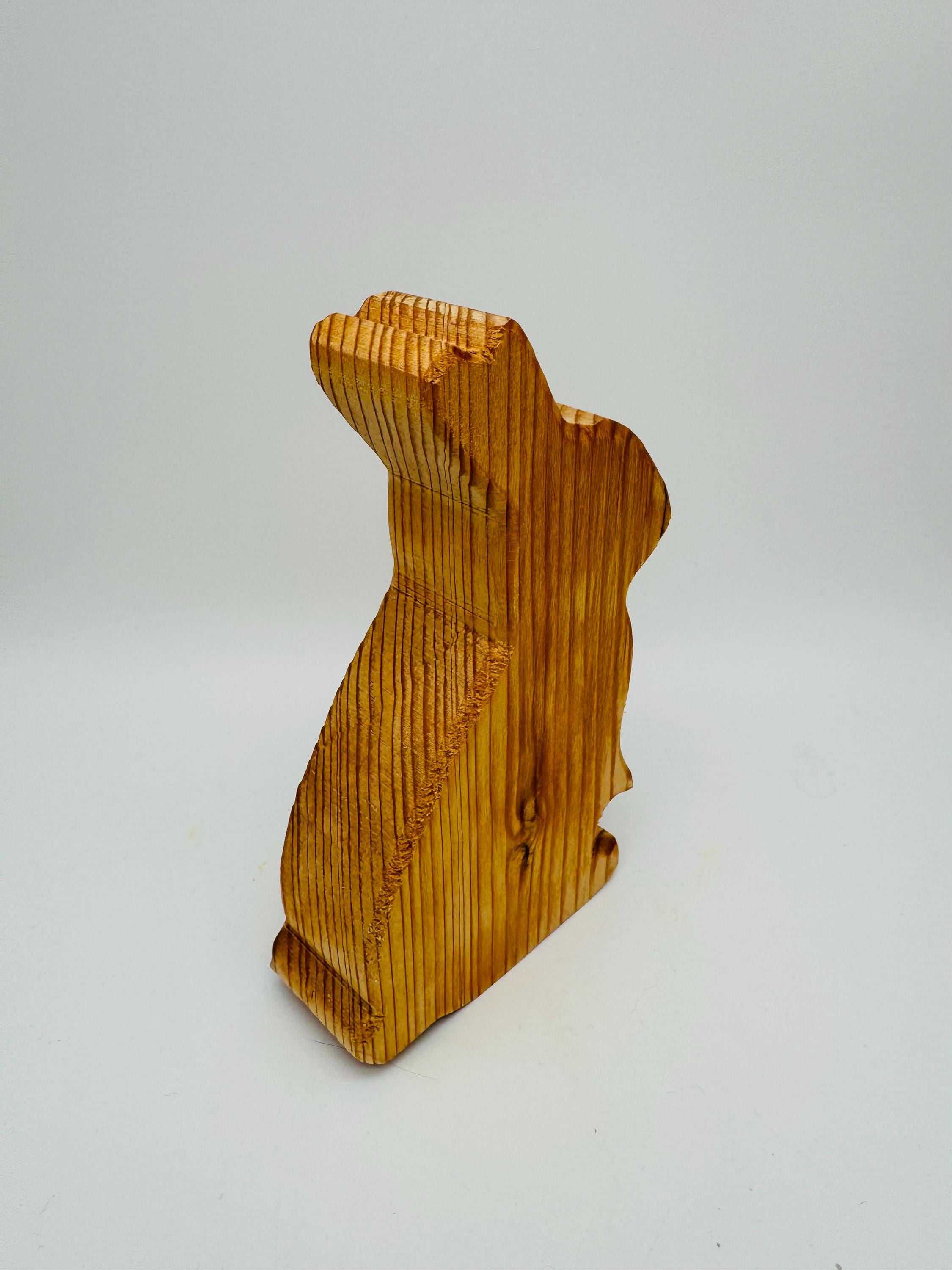 Holzhase Osterhase aus Fichte