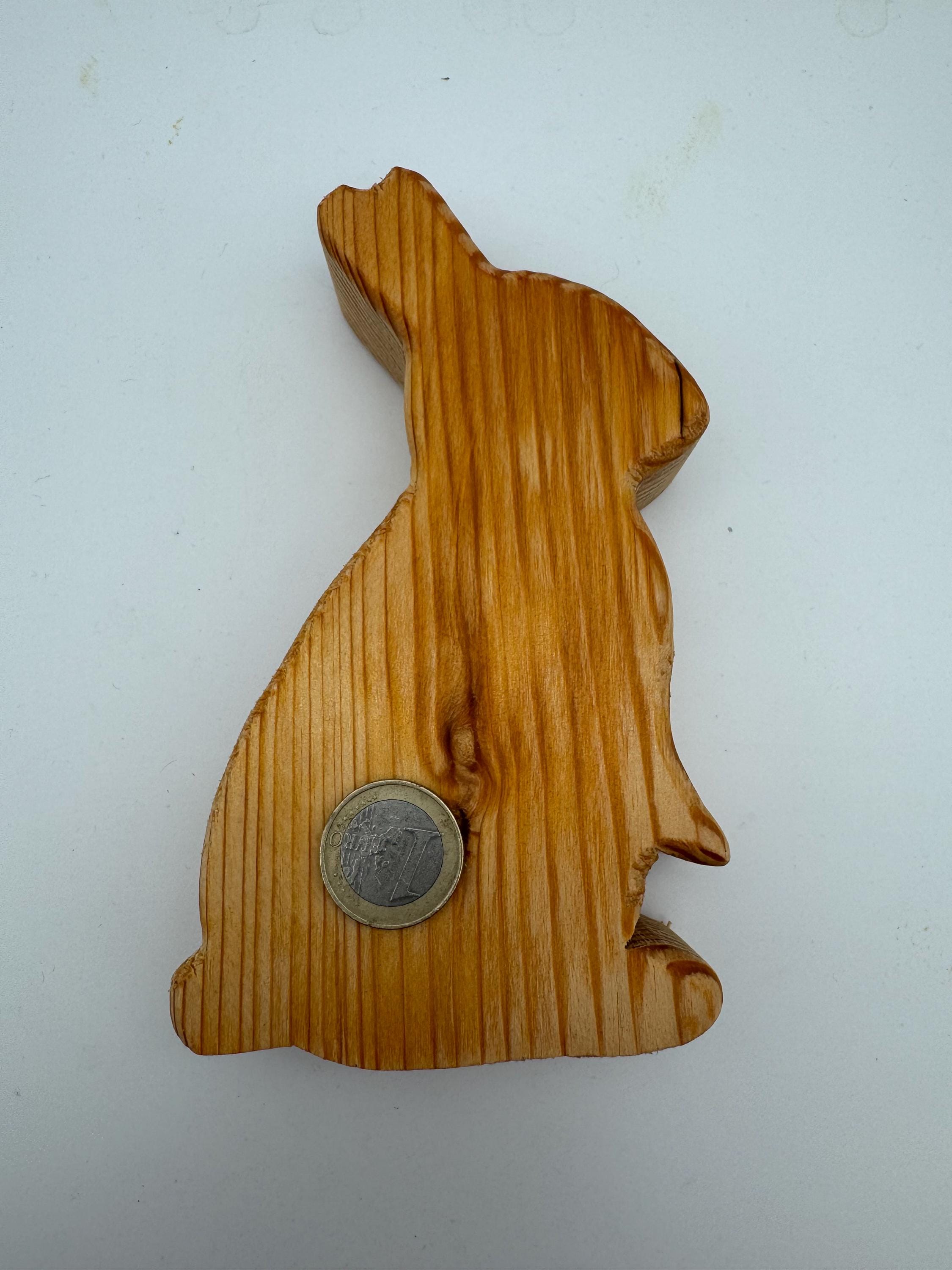 Holzhase Osterhase aus Fichte