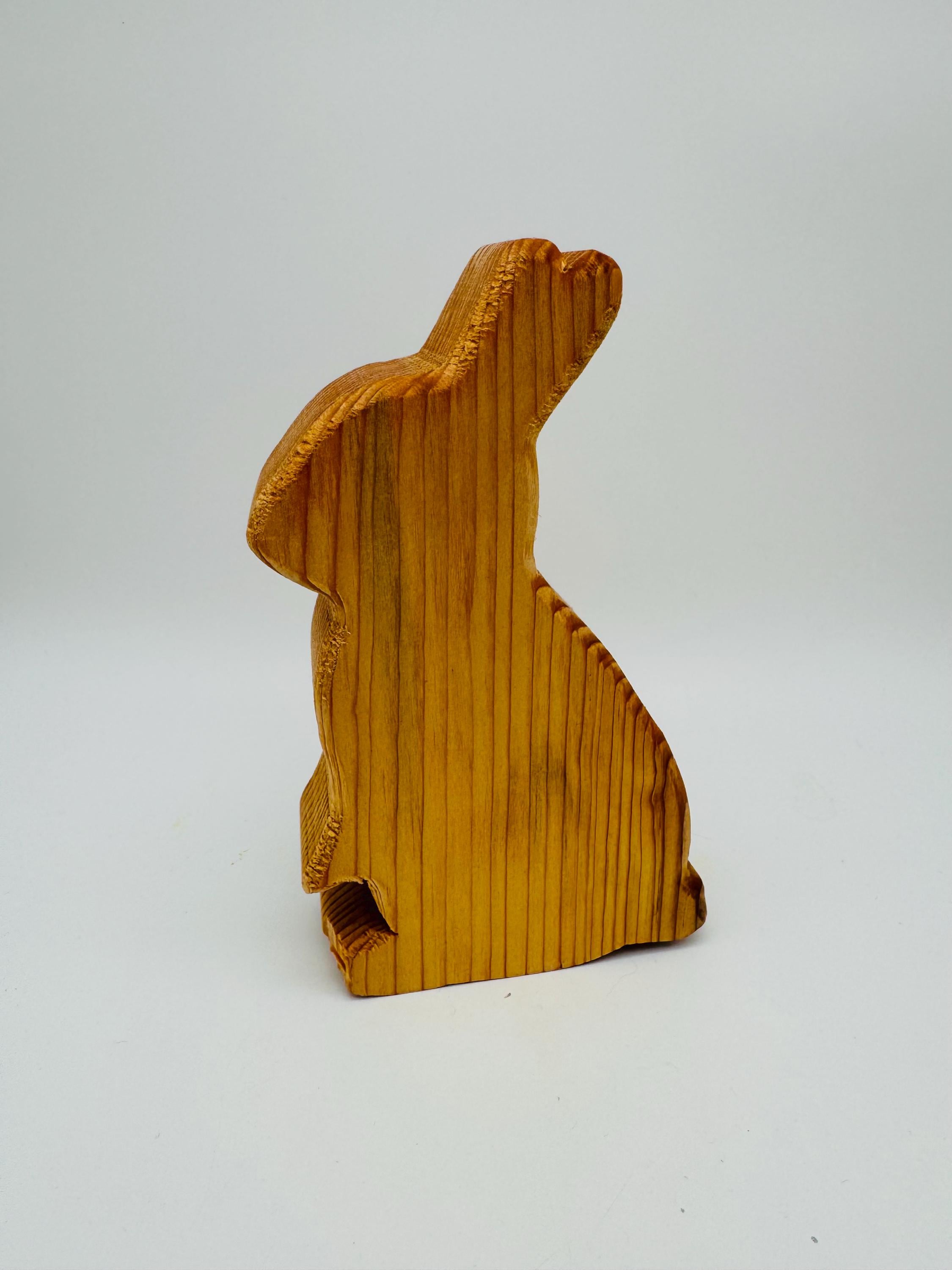 Holzhase Osterhase aus Fichte