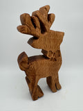 Holz Hirsch & Hirschkuh aus Eiche