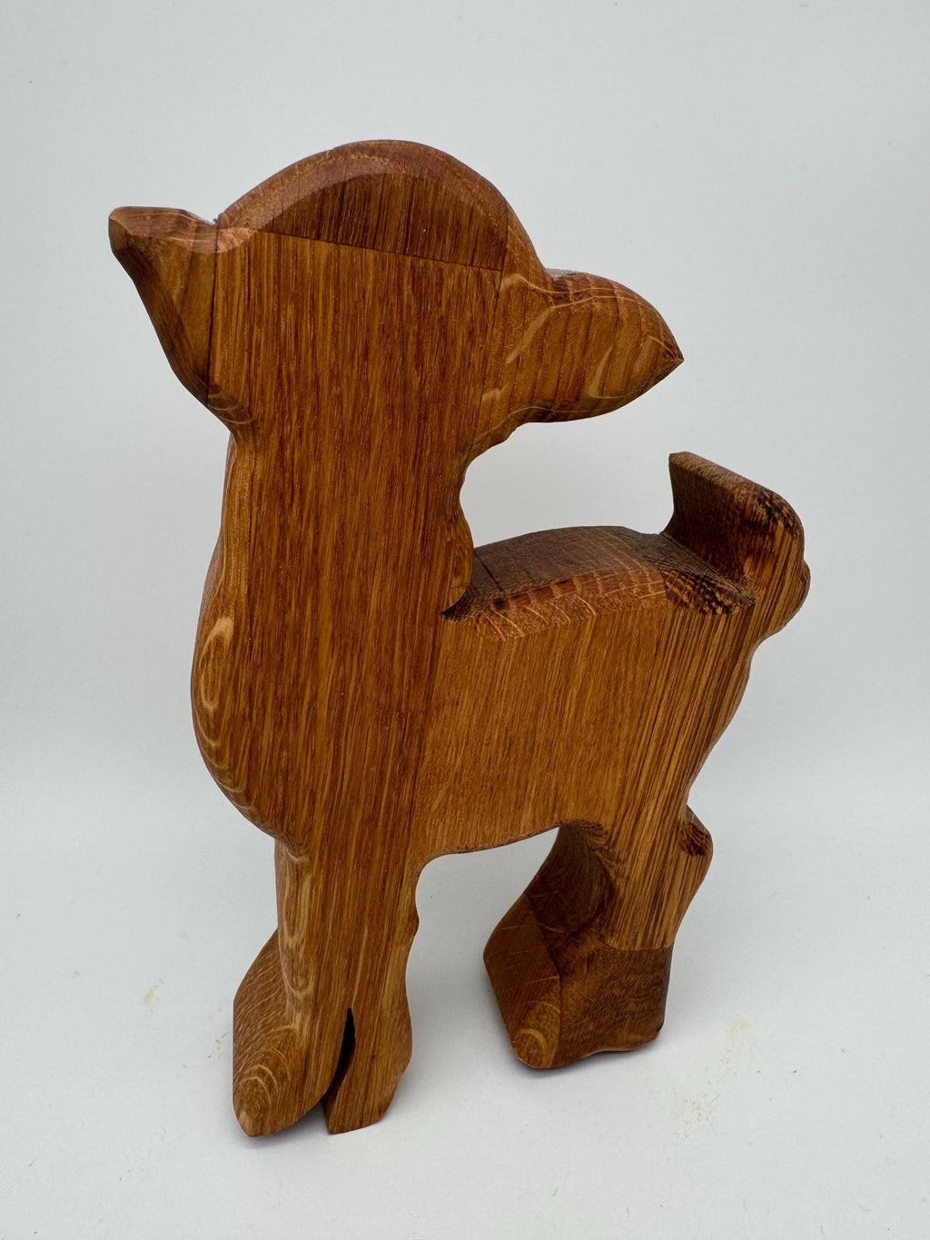 Holz Hirsch & Hirschkuh aus Eiche