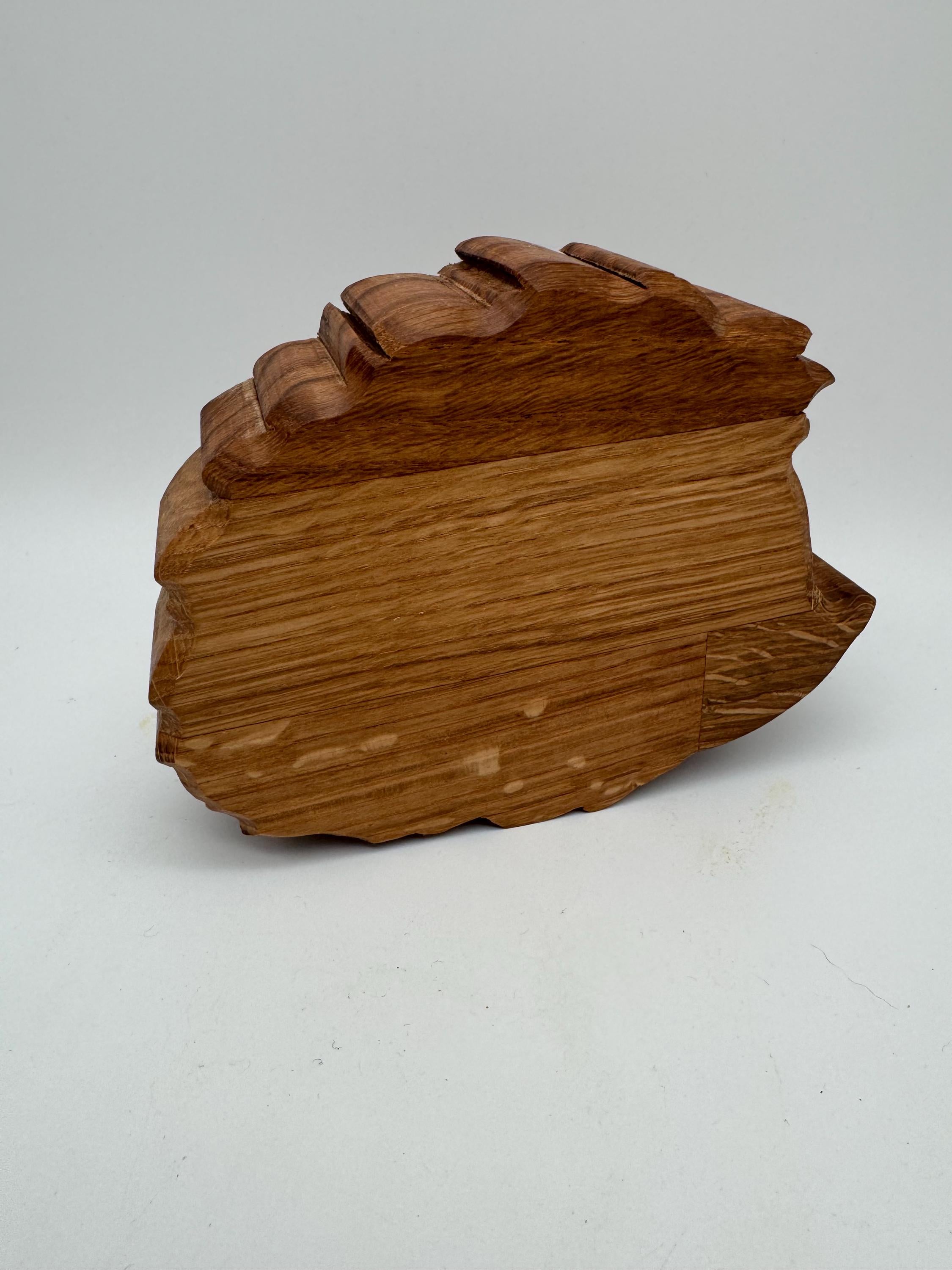 Holz Igel aus Eiche