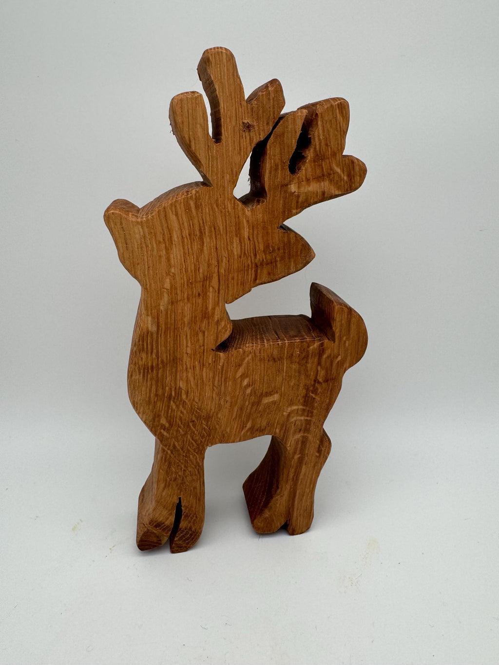 Holz Hirsch & Hirschkuh aus Eiche