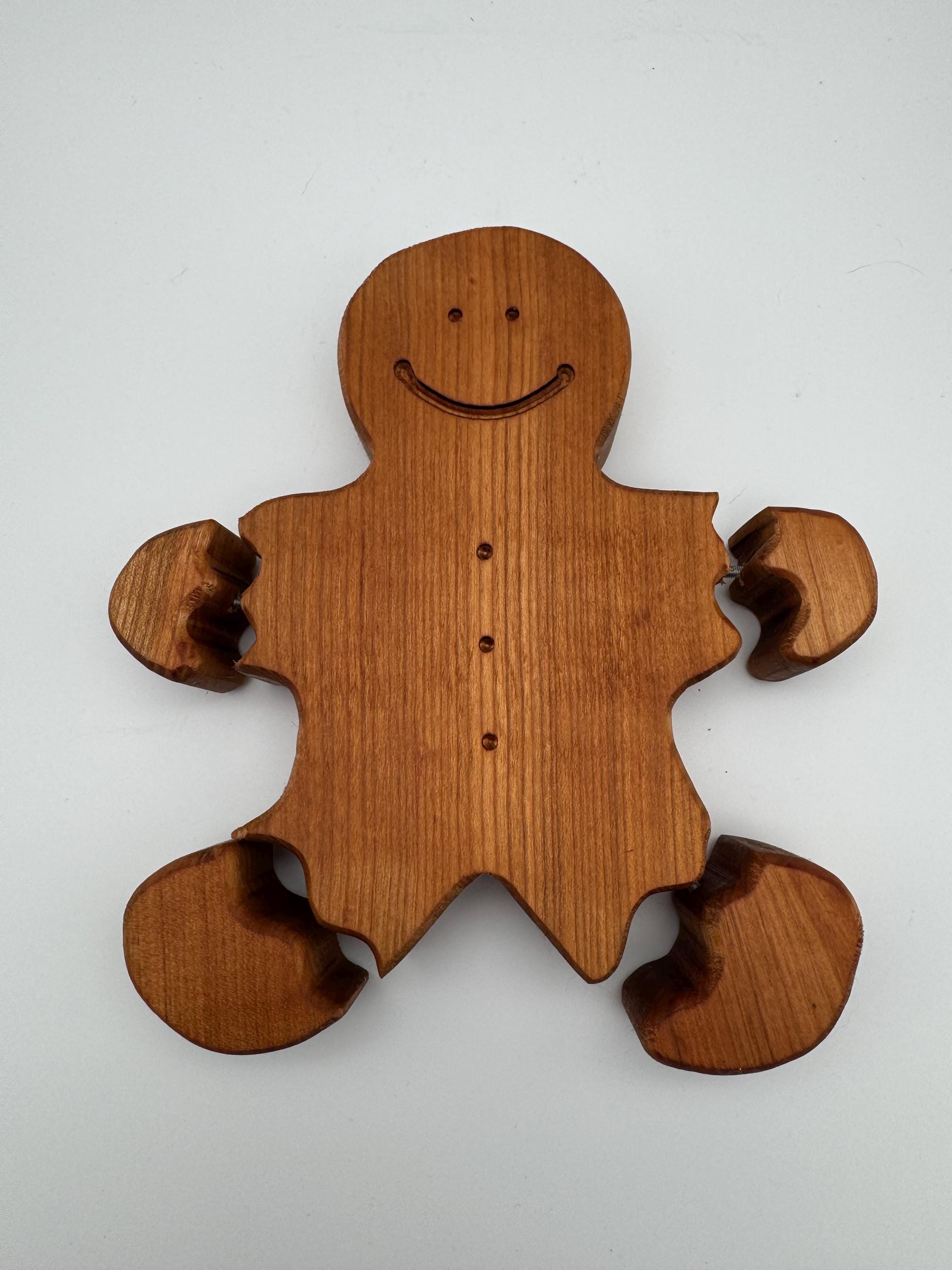 Lebkuchenmann aus Holz