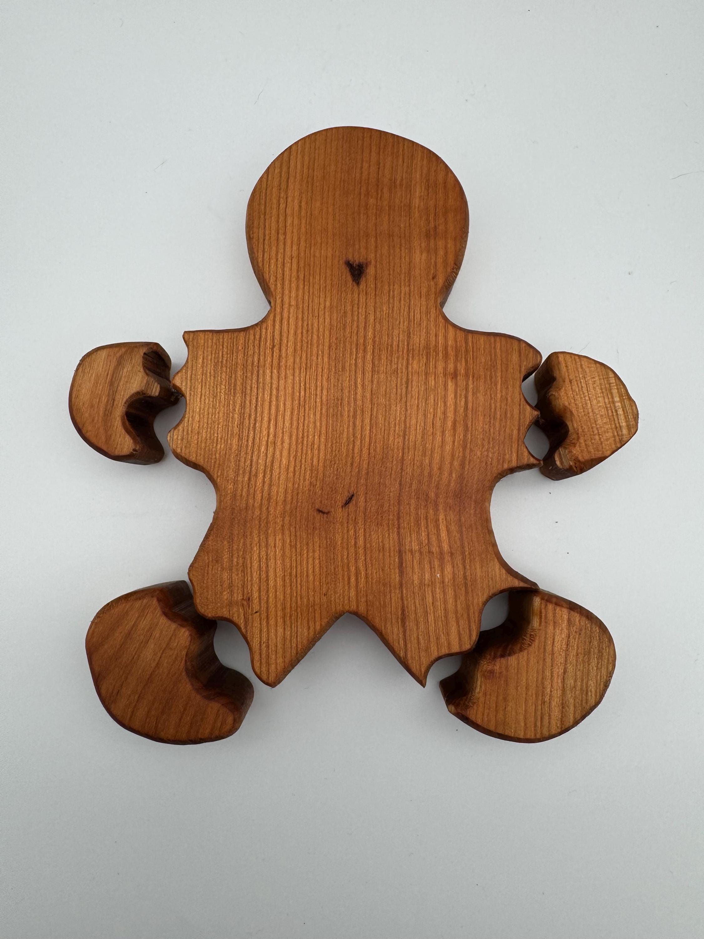 Lebkuchenmann aus Holz