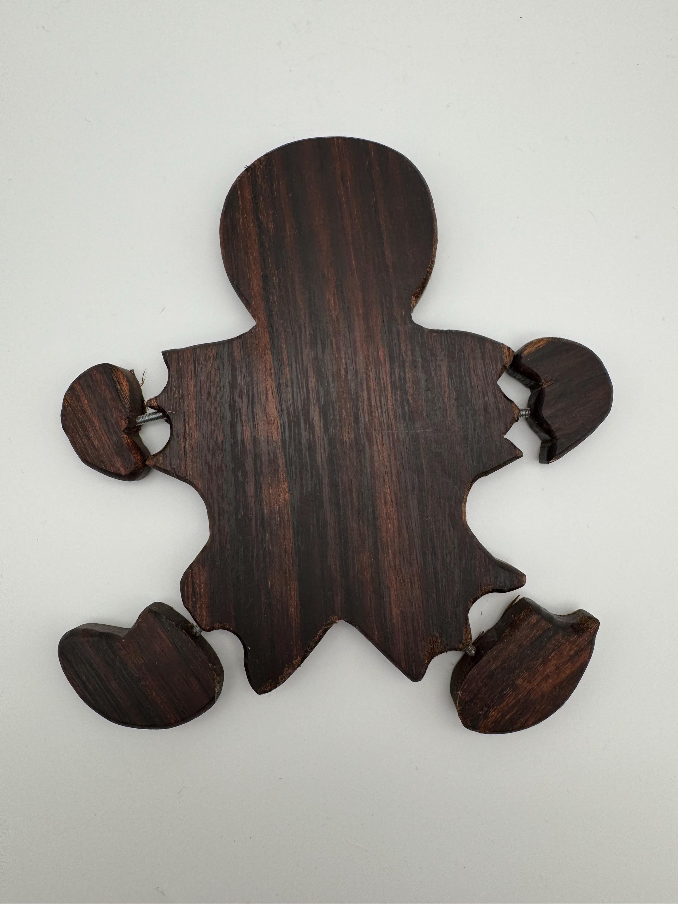 Lebkuchenmann aus Holz