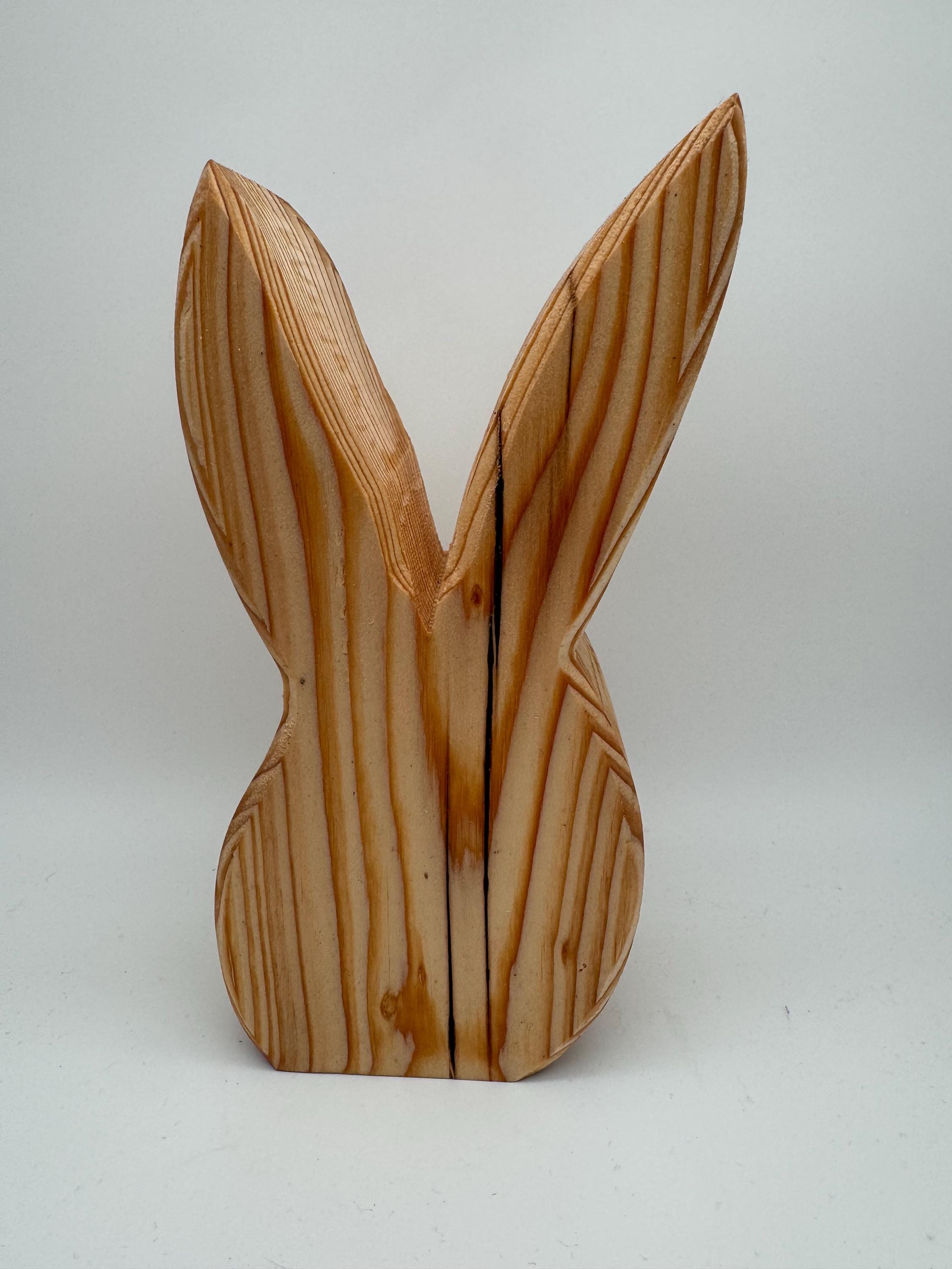 Holz Hase aus Fichtenholz