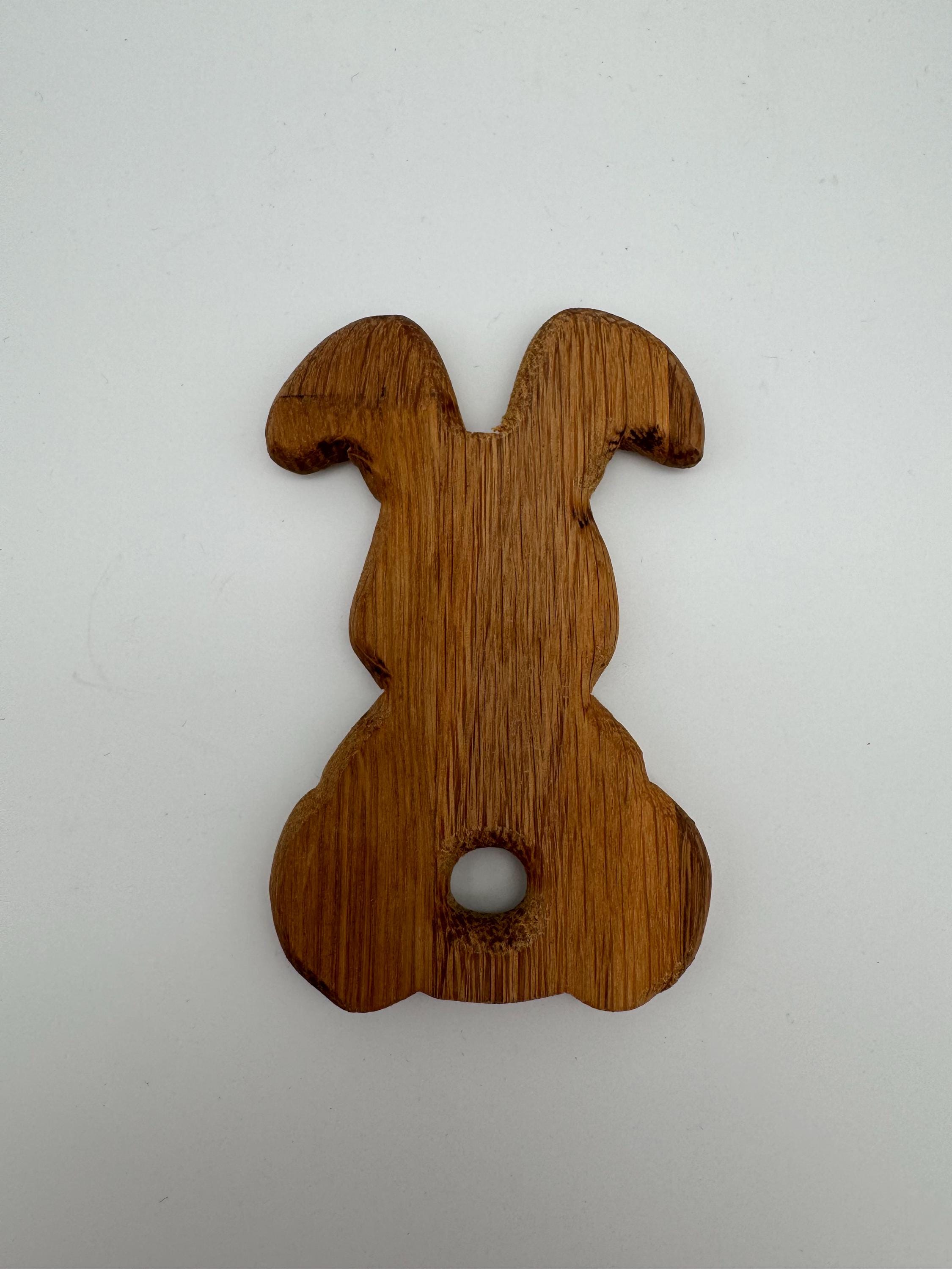 kleiner Holz Hase