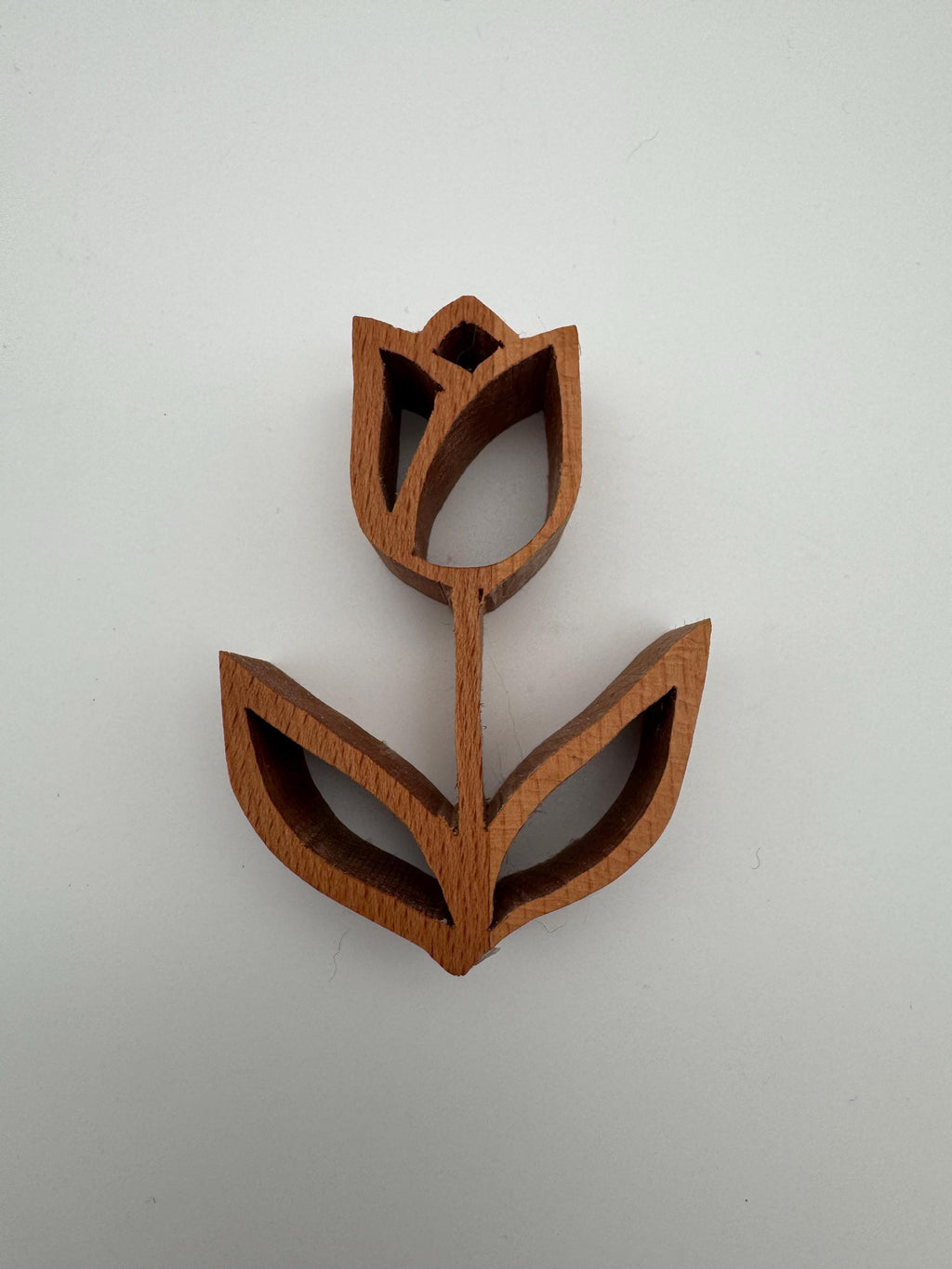 Tulipe en bois