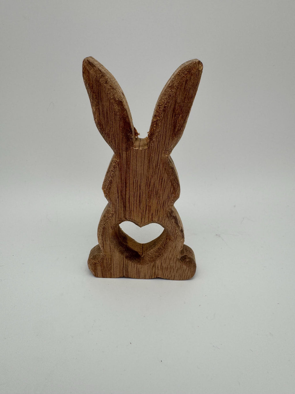 Holz Hase mit Herz