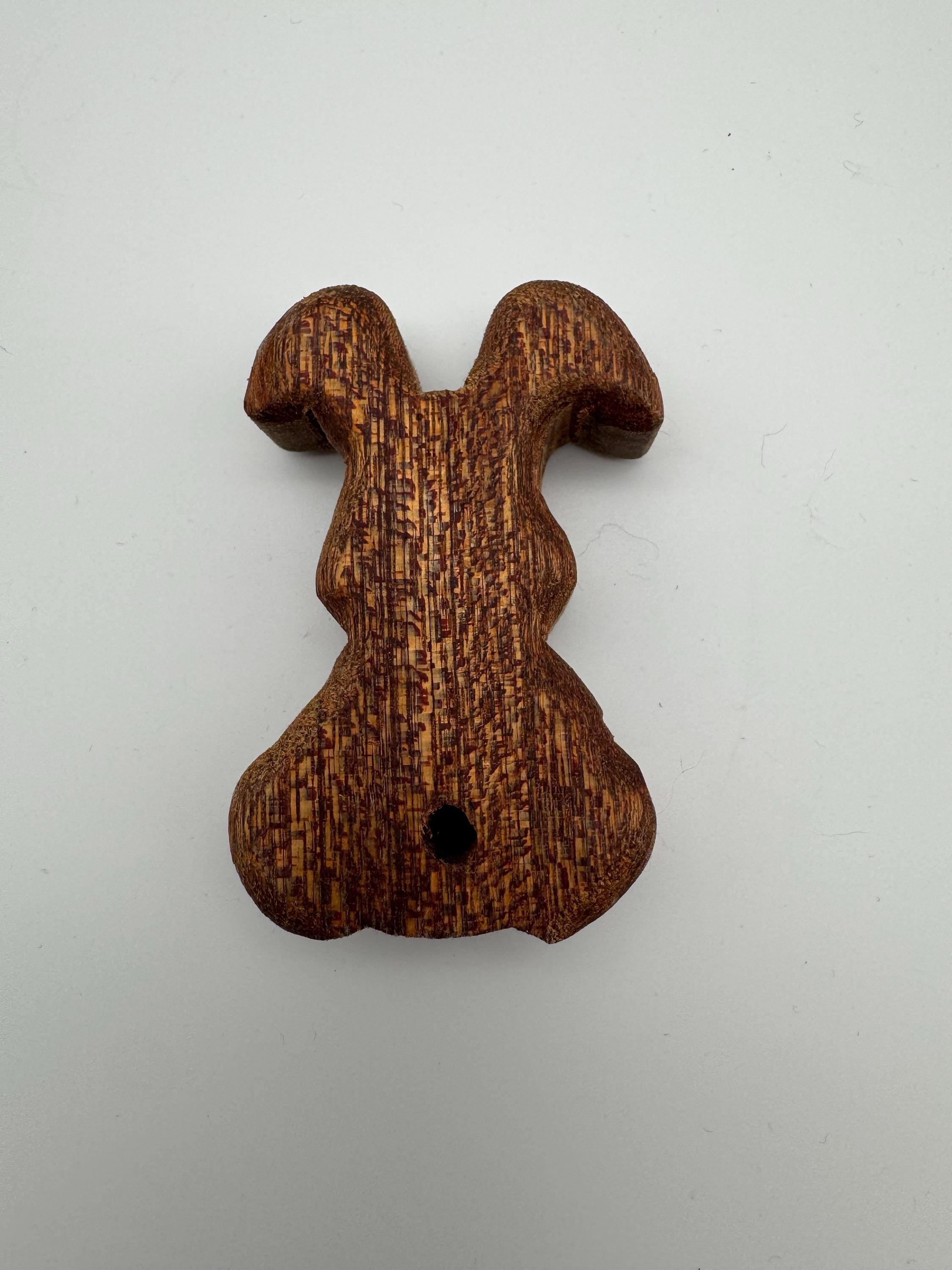 kleiner Holz Hase