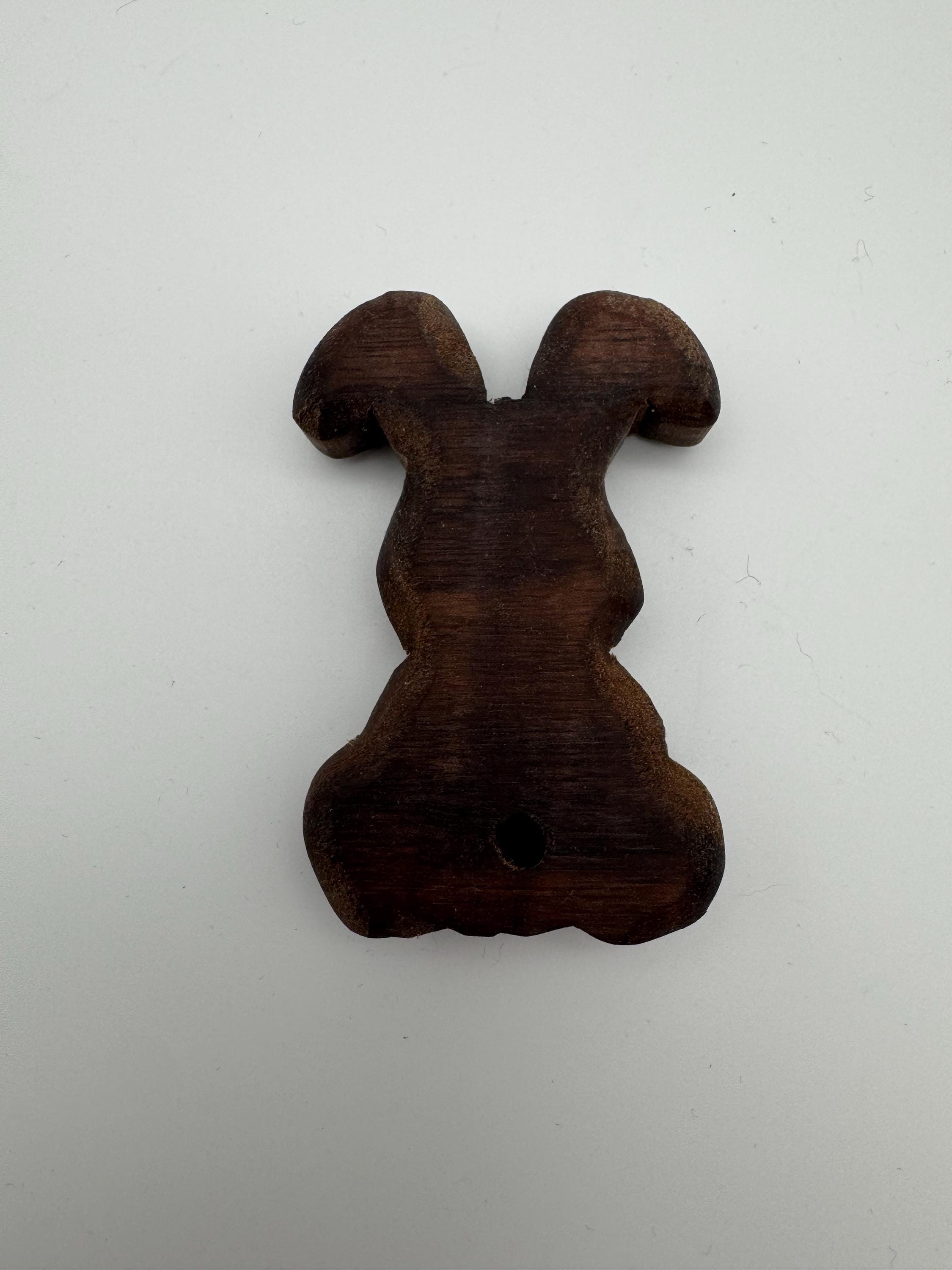 kleiner Holz Hase