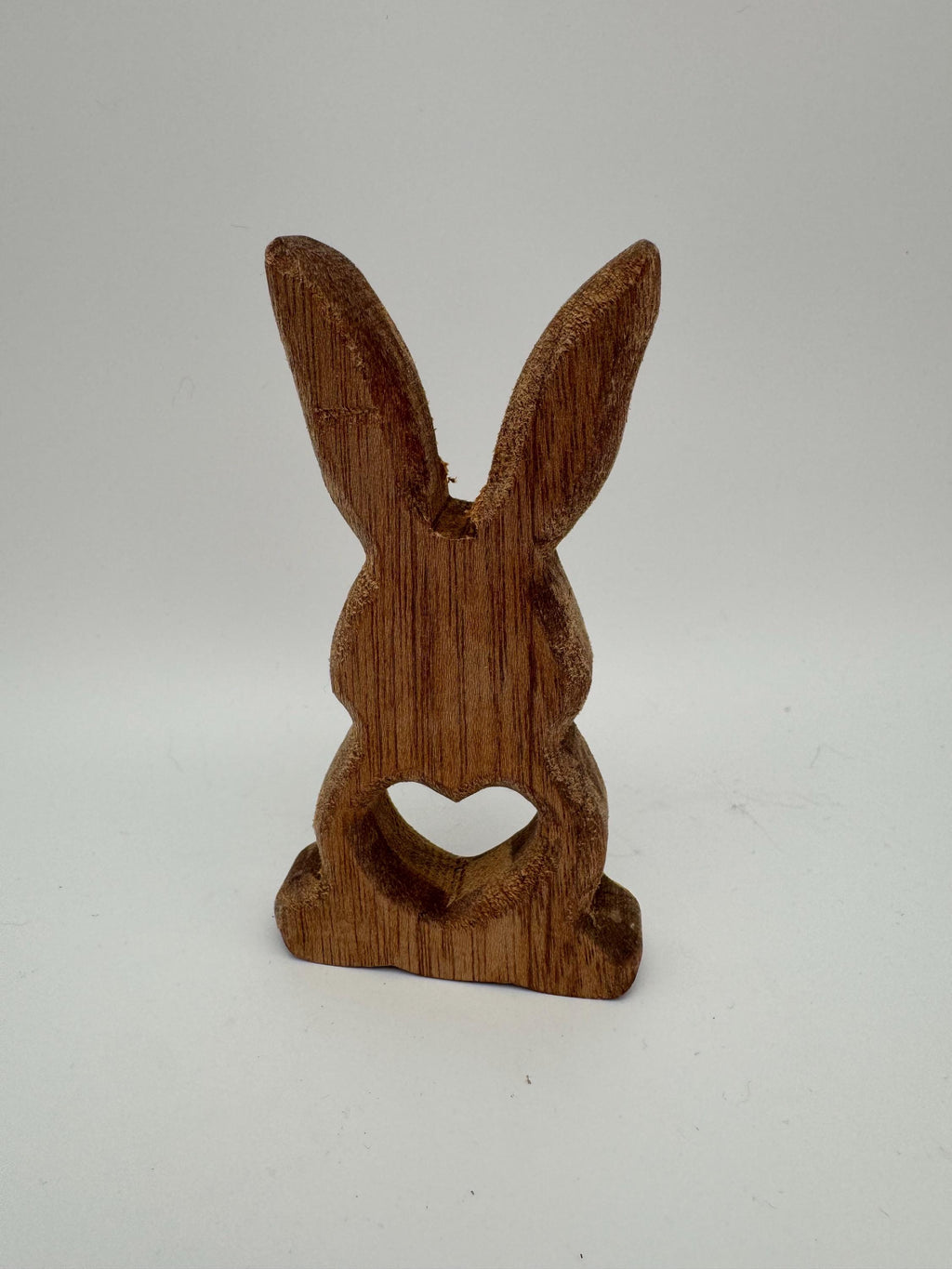 Holz Hase mit Herz