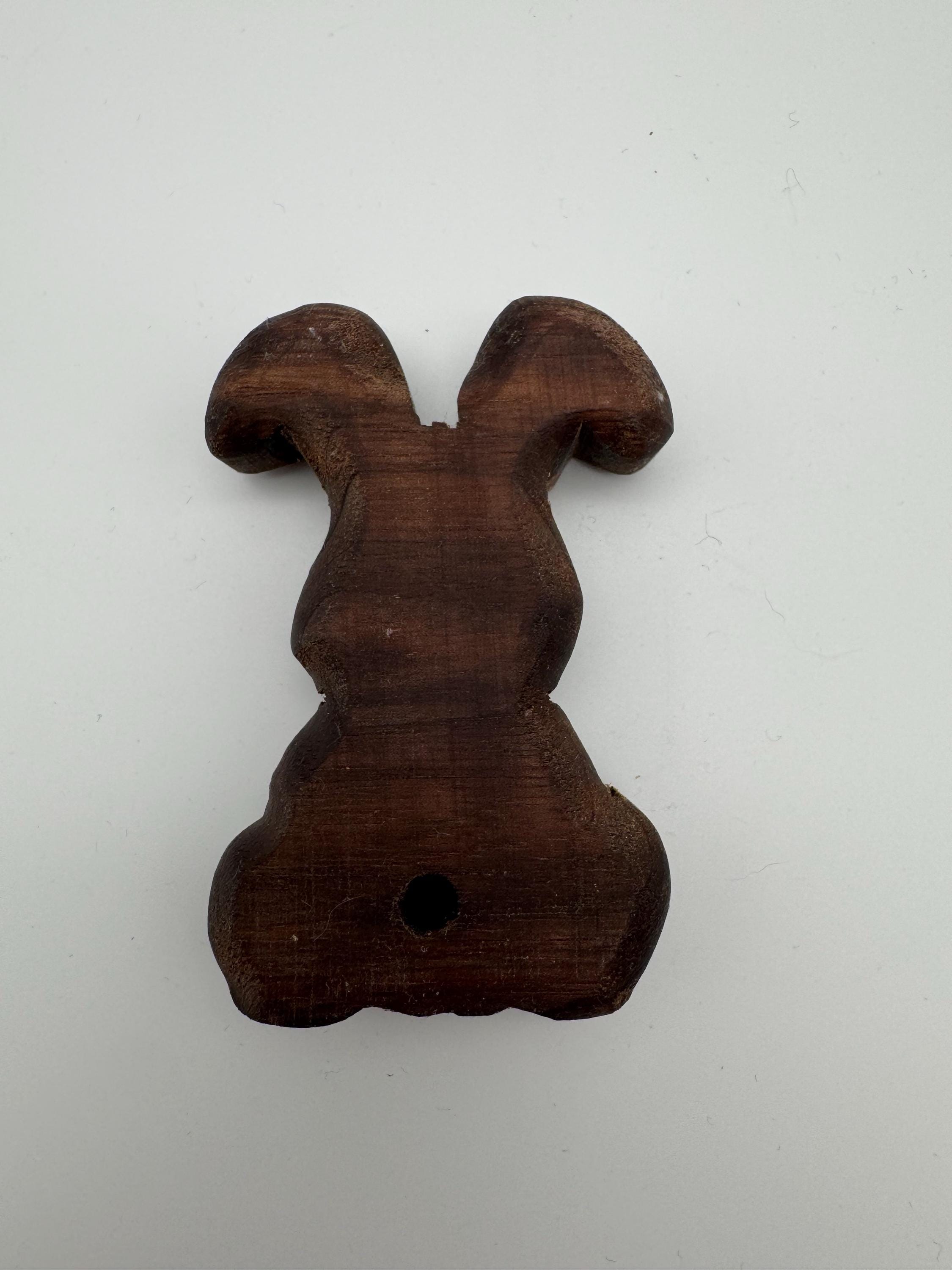 kleiner Holz Hase