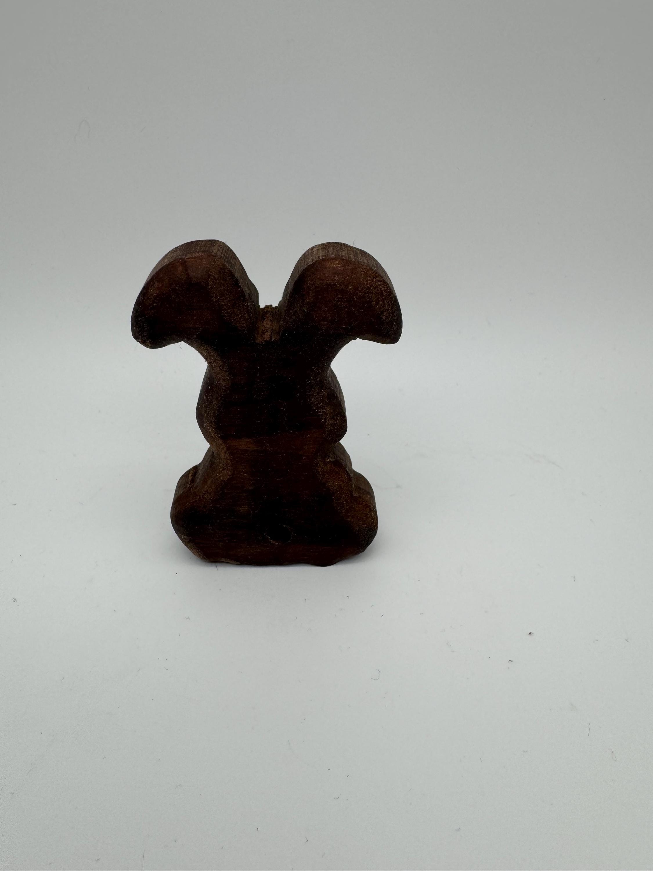 kleiner Holz Hase