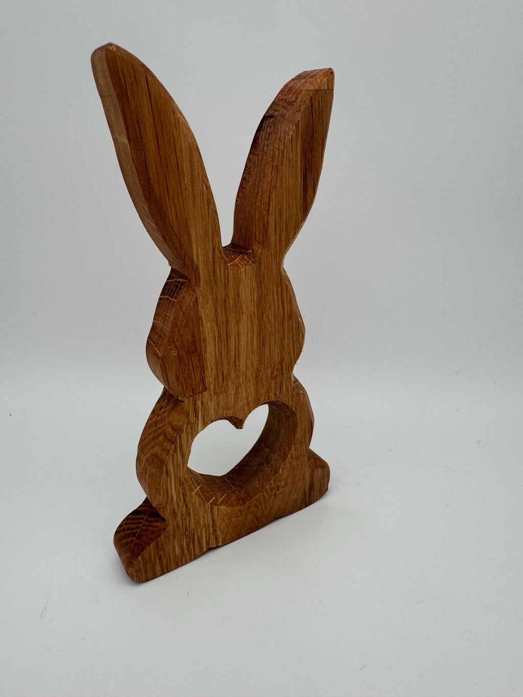 Holz Hase mit Herz
