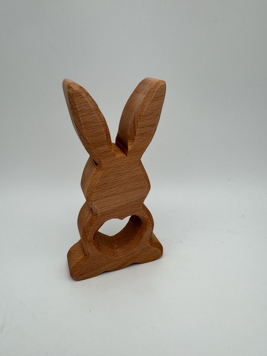 Holz Hase mit Herz