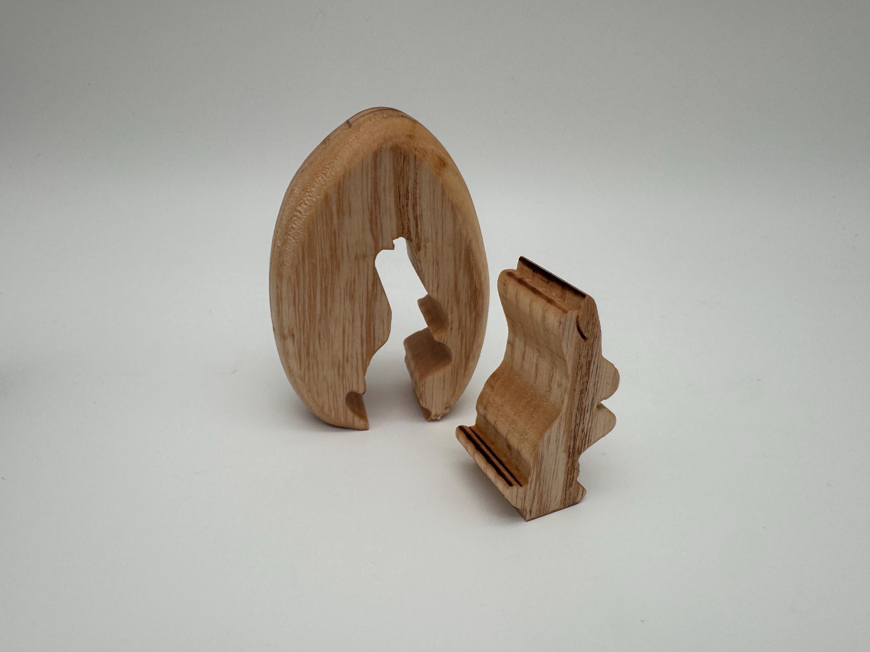 Holz Hase im Ei