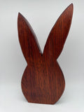 Holz Hase - Osterhase aus Mahagoniholz