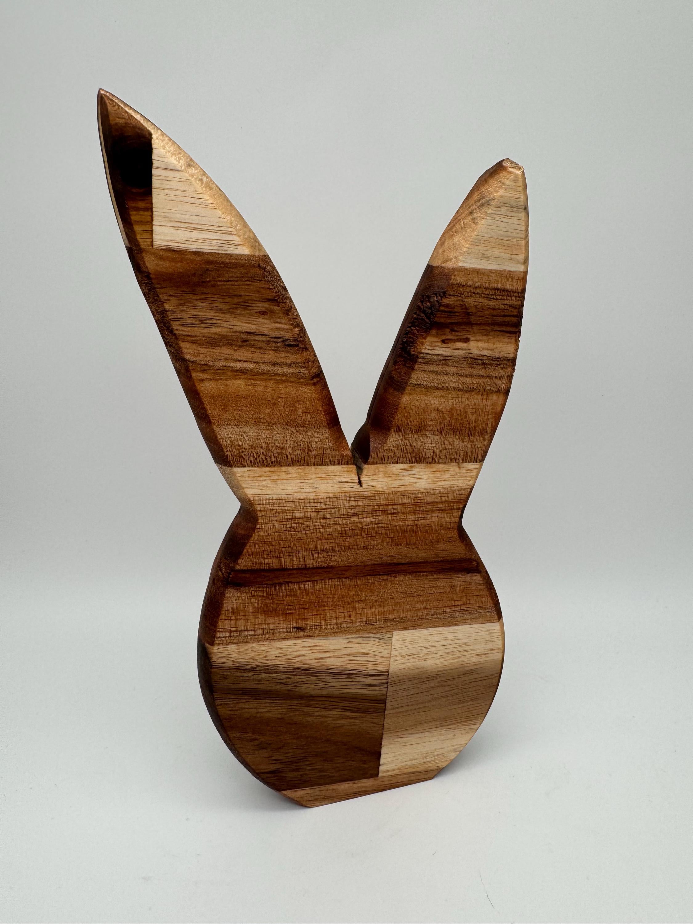 Holz Hase - Osterhase aus Akazienholz