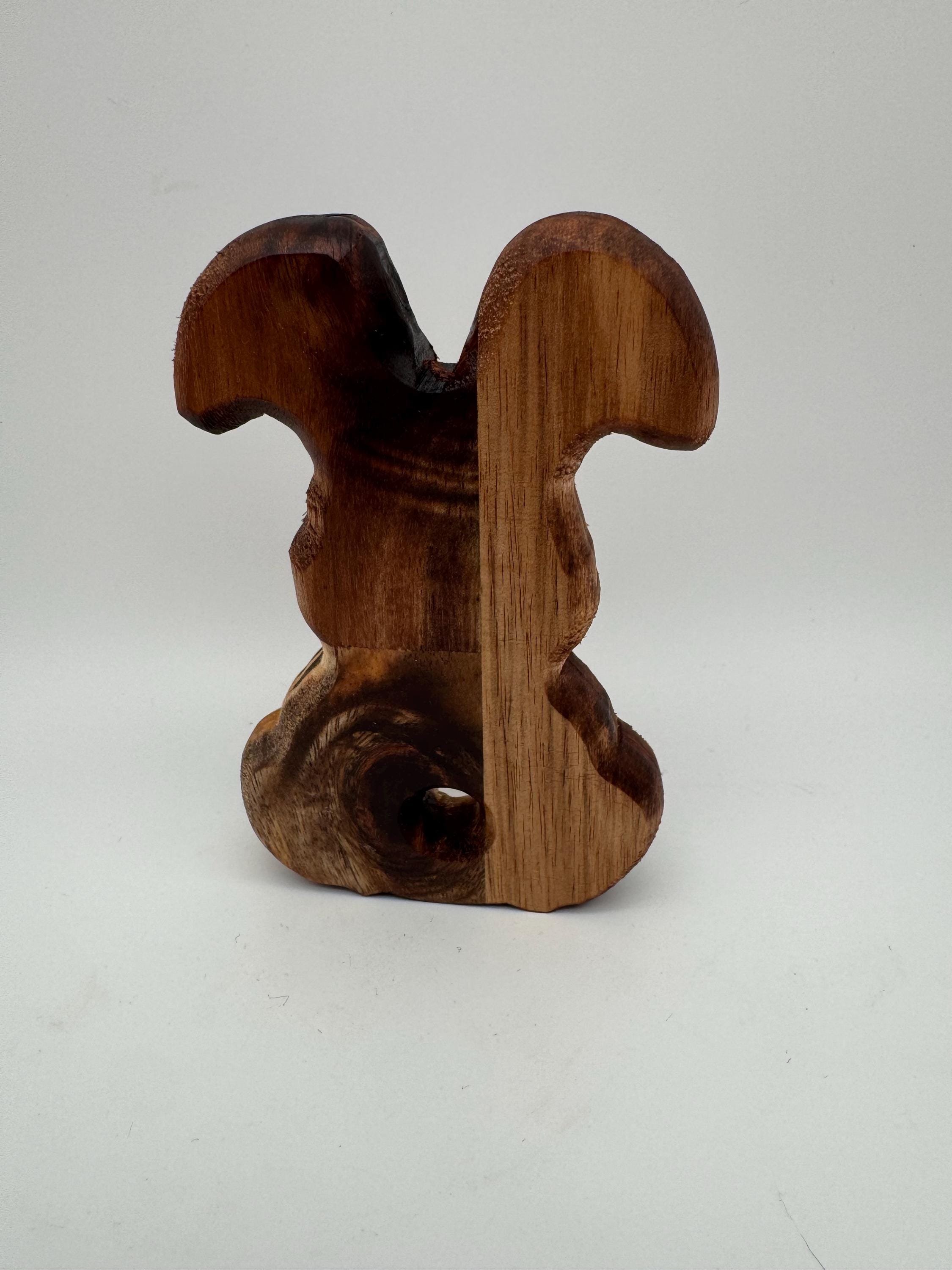 Holz Hase aus Akazienholz