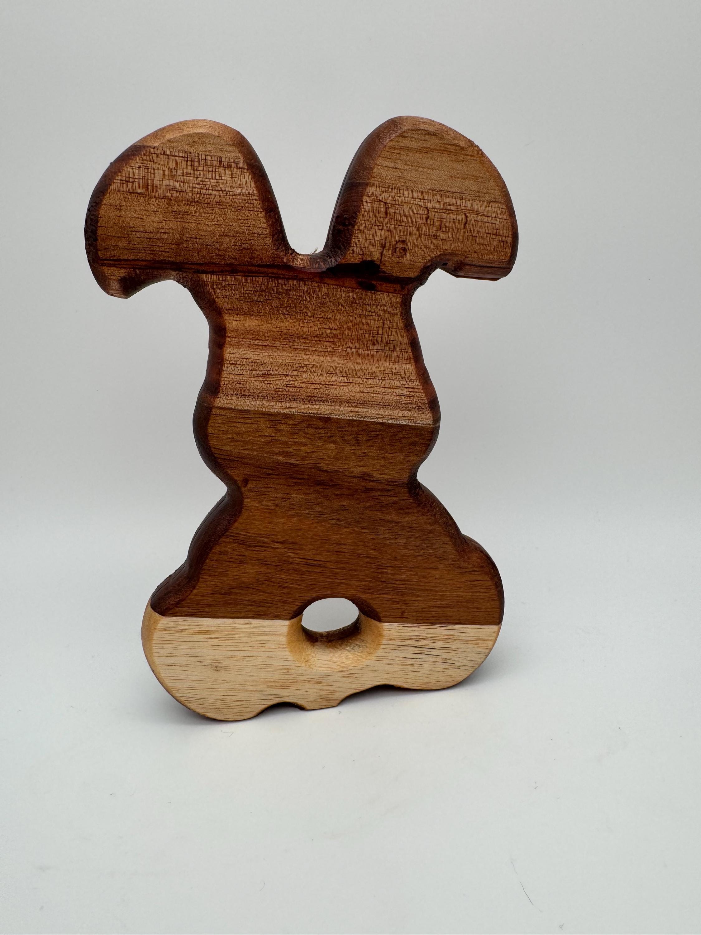 Holz Hase aus Akazienholz