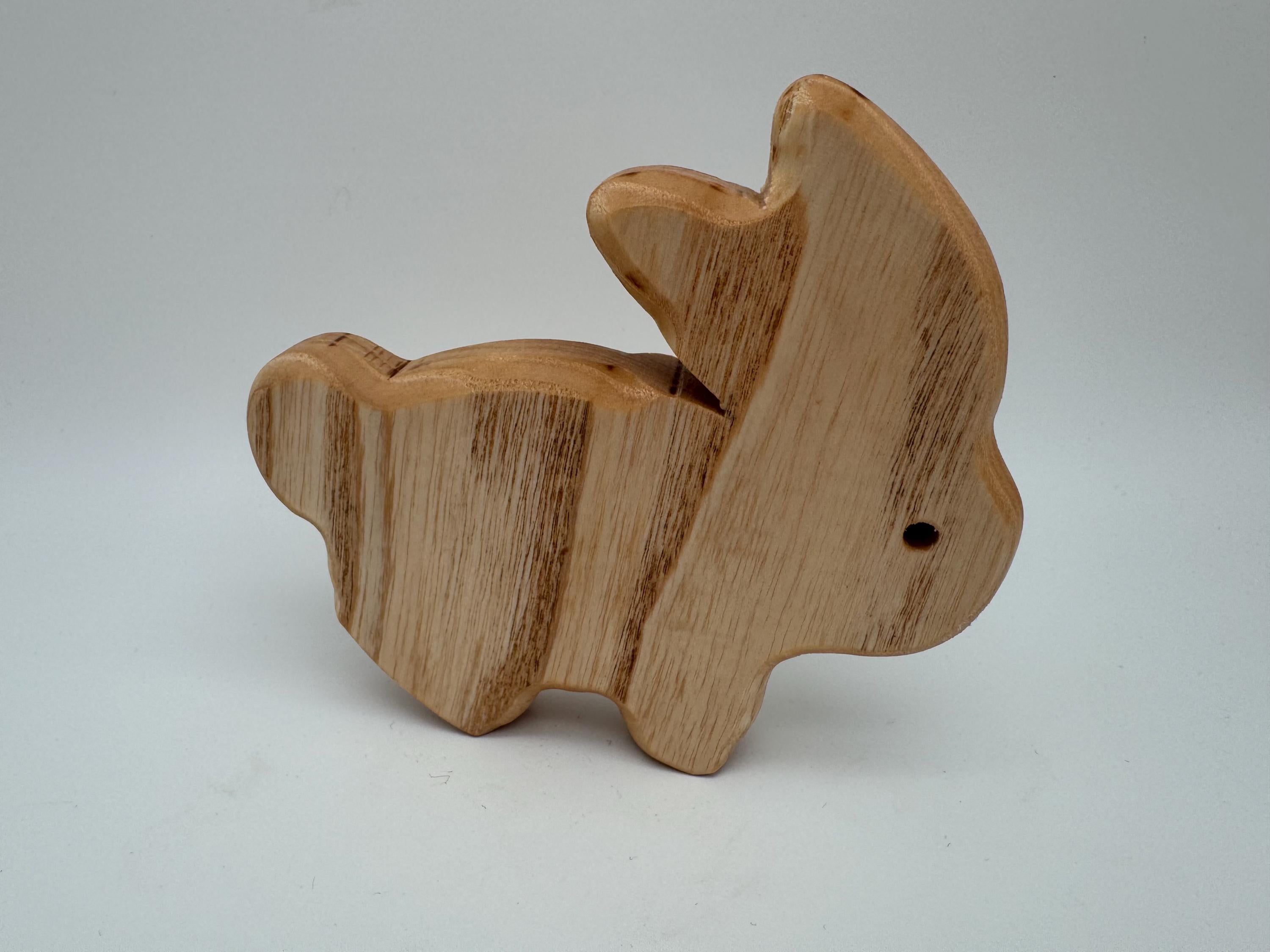 Holz Hase aus Eschen Holz