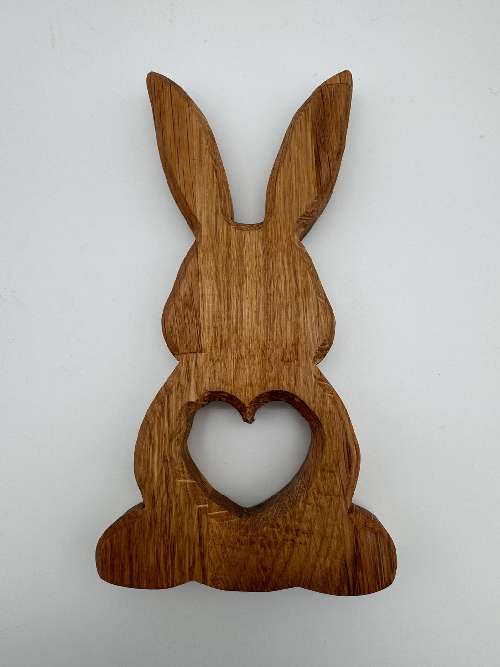 Holz Hase mit Herz