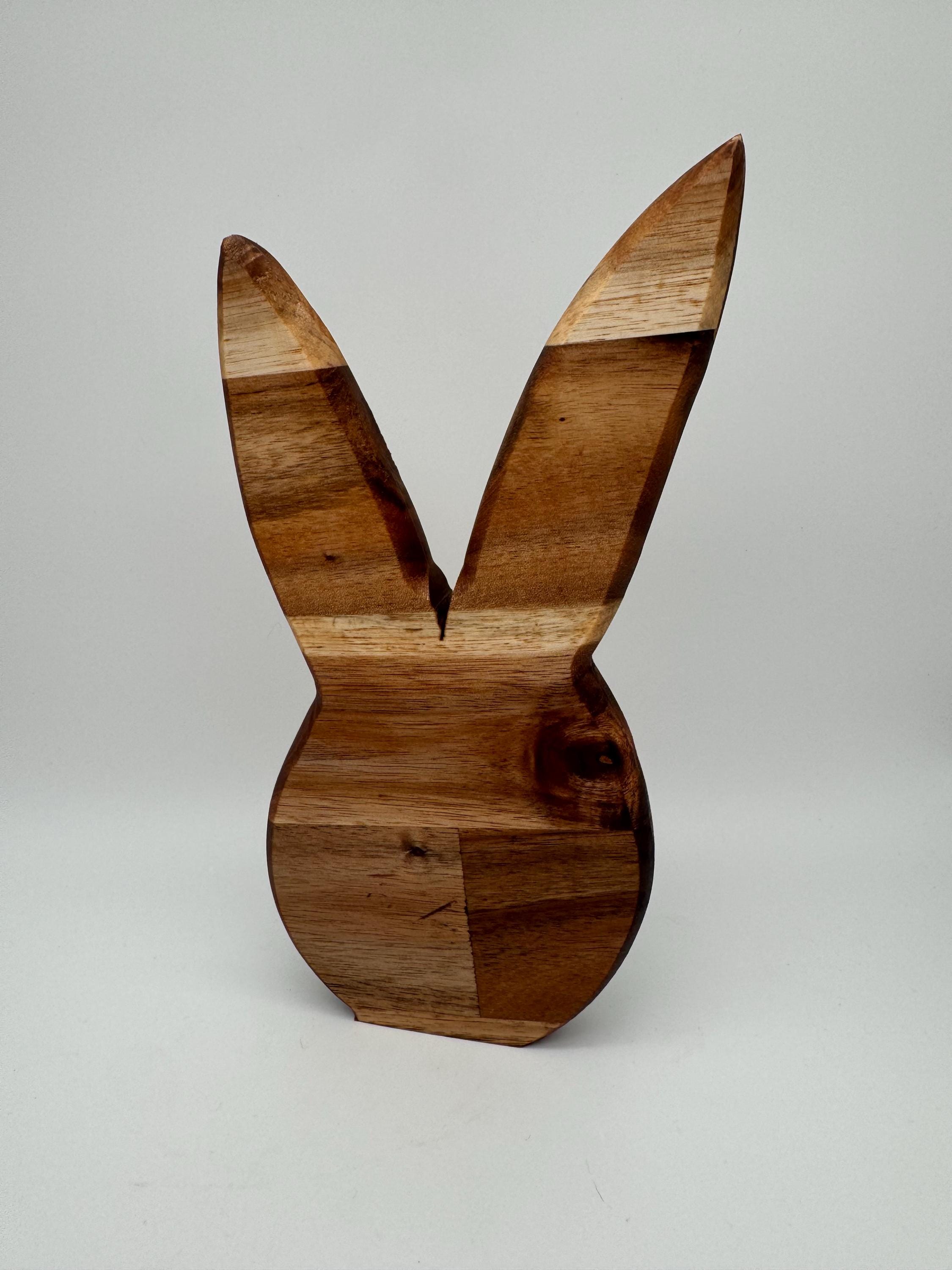 Holz Hase - Osterhase aus Akazienholz