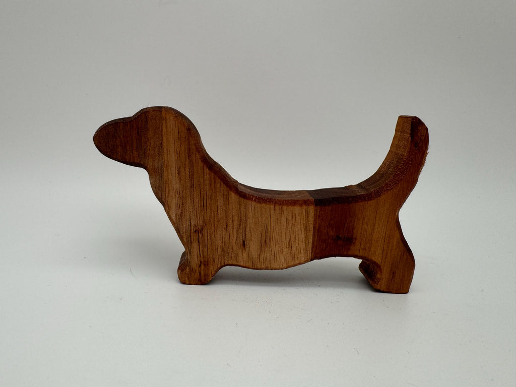 Mini Holz Hund - Dackel