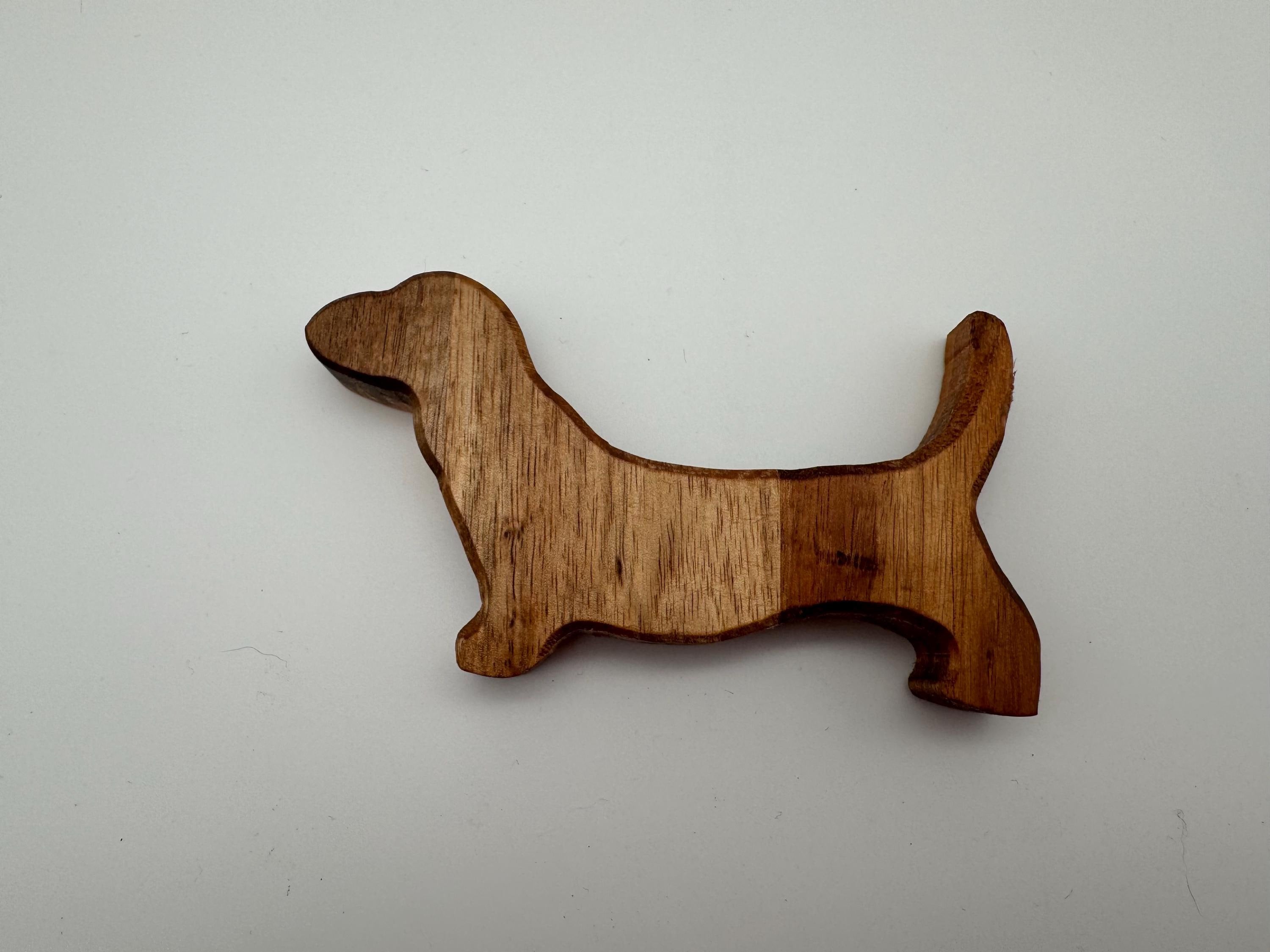 Mini Holz Hund - Dackel