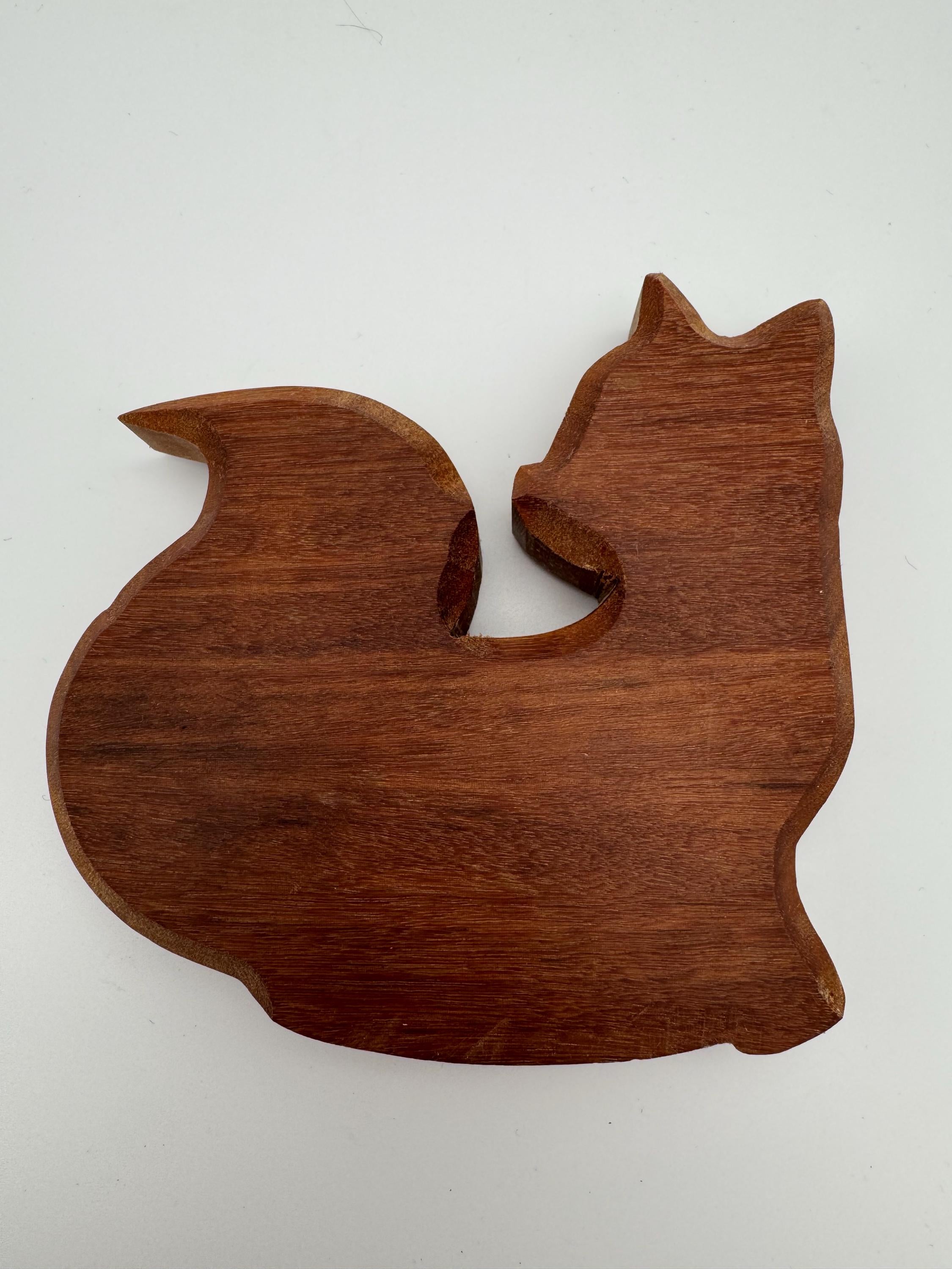 petit renard en bois