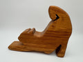 Streckende Holz Katze