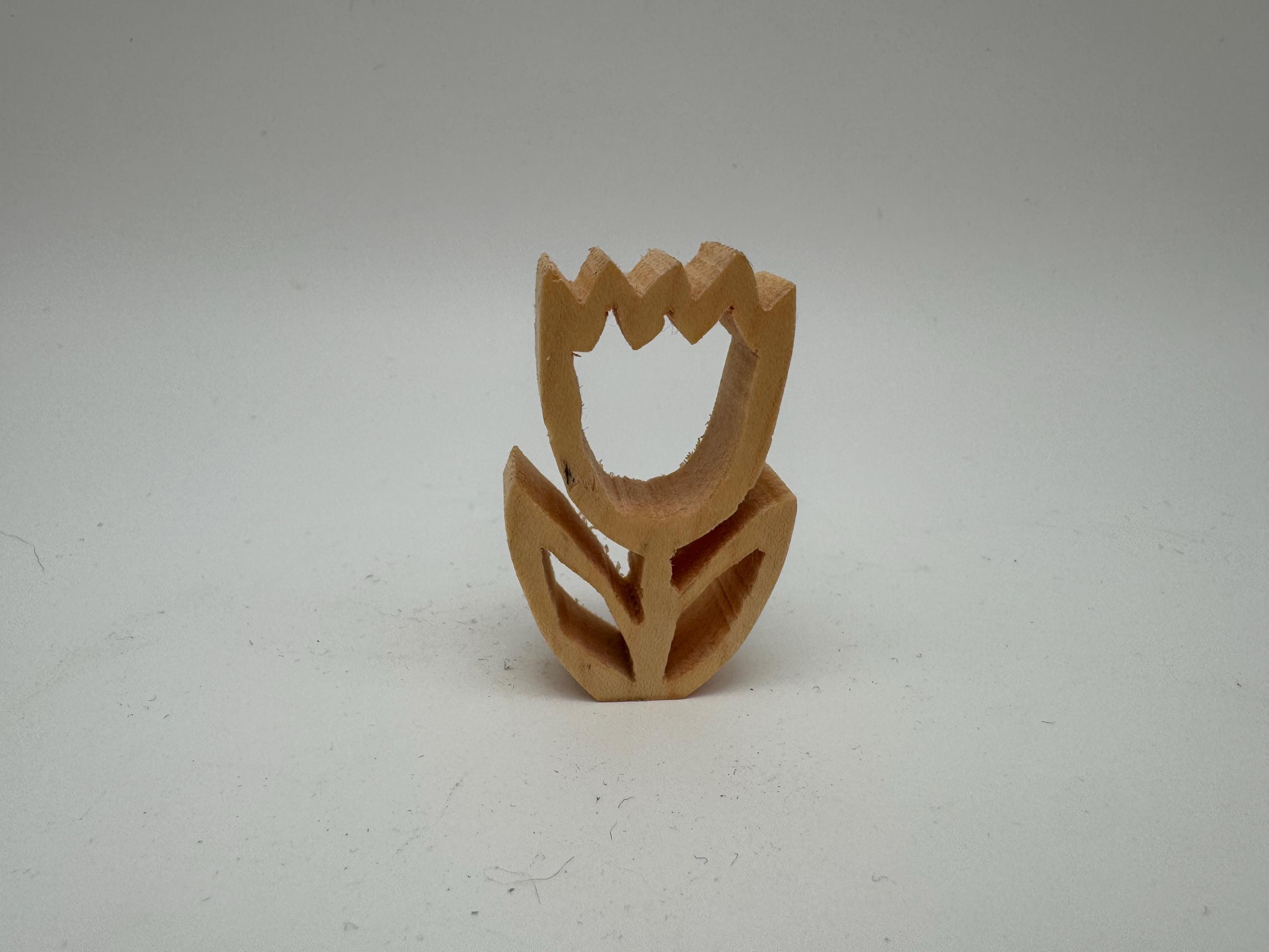 Holz Tulpen