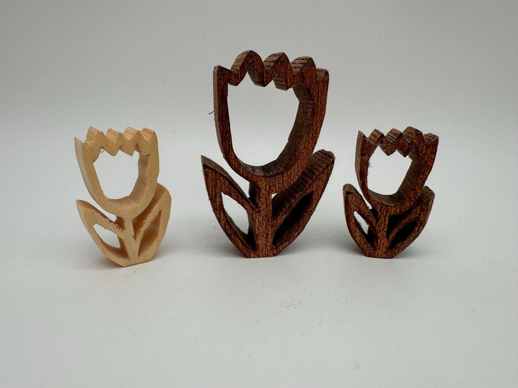 Holz Tulpen