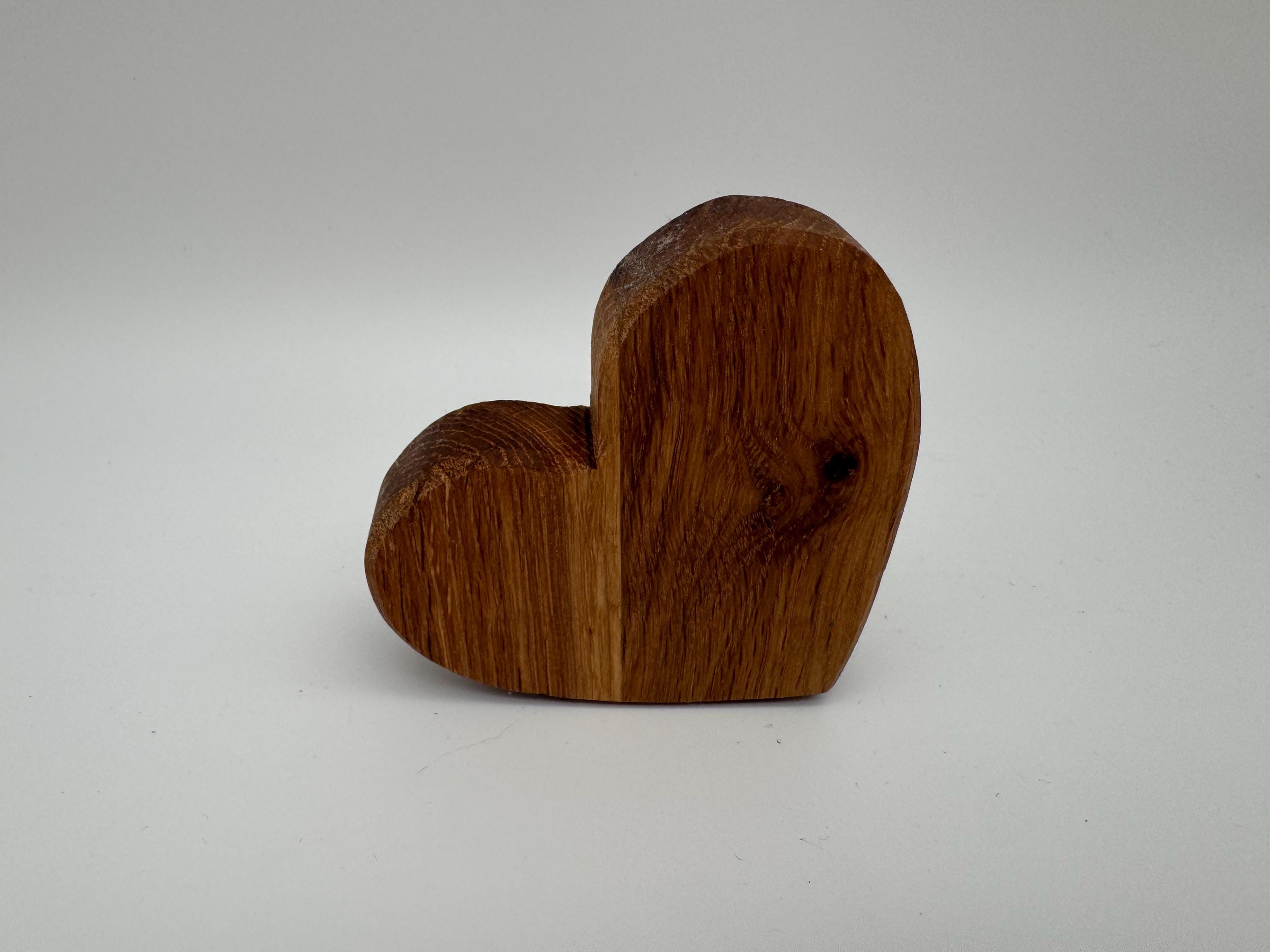 Holzherz aus Eiche