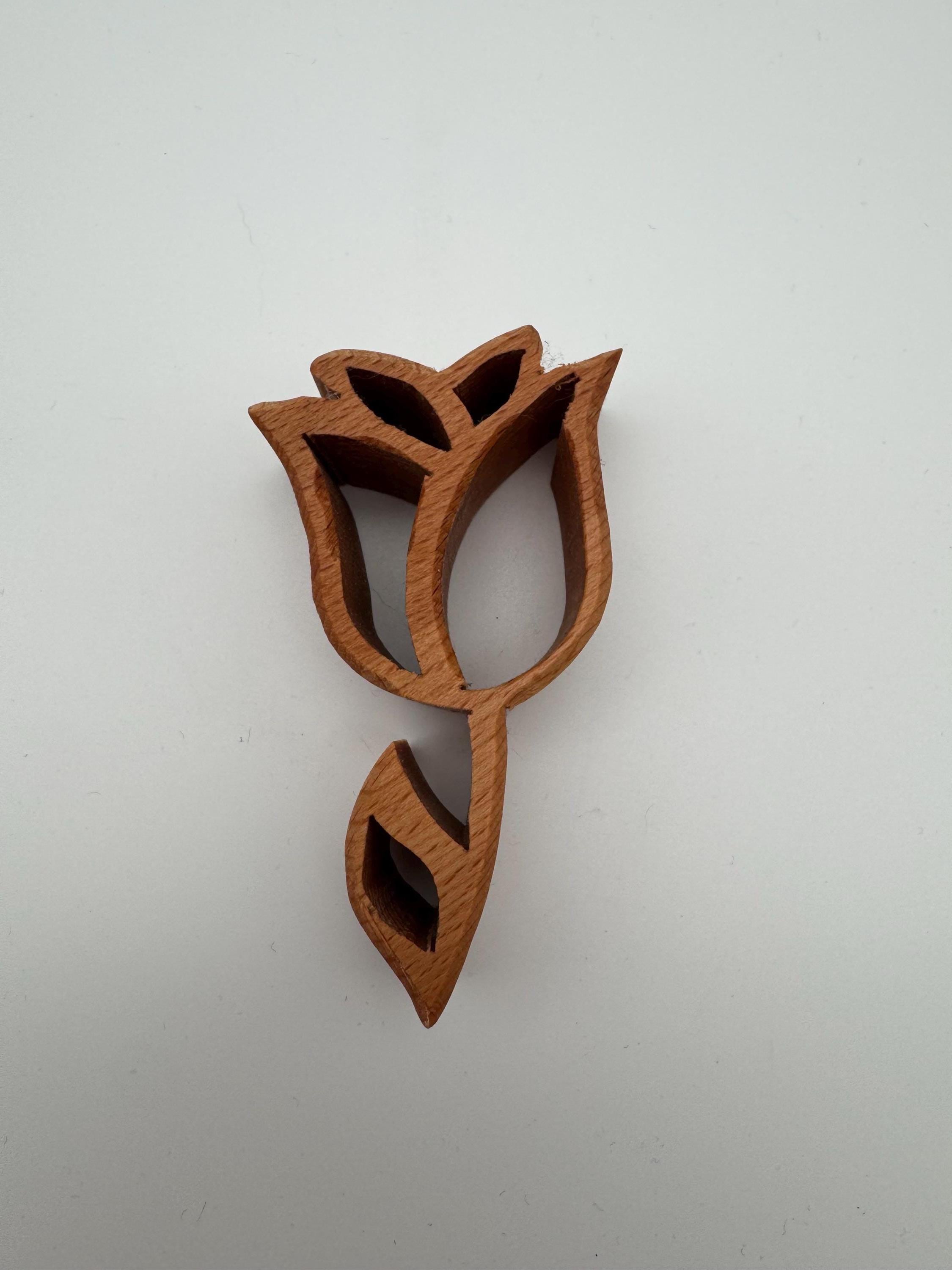Holz Tulpe aus Eiche