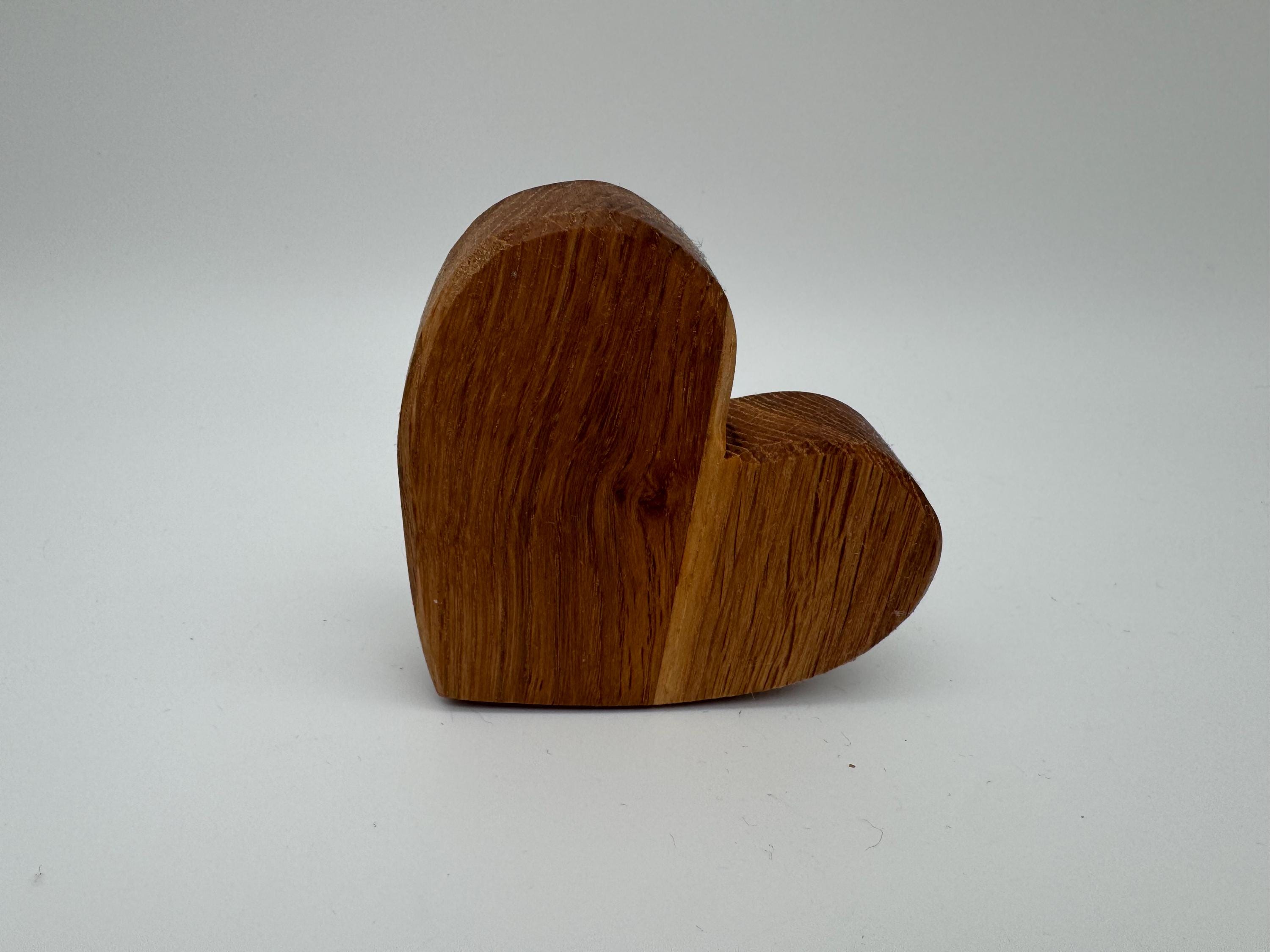 Holzherz aus Eiche