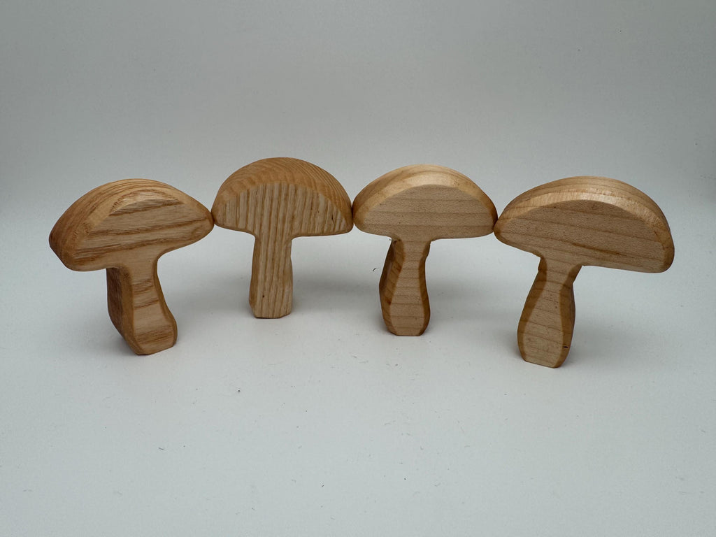 kleine Holz Pilze aus Esche