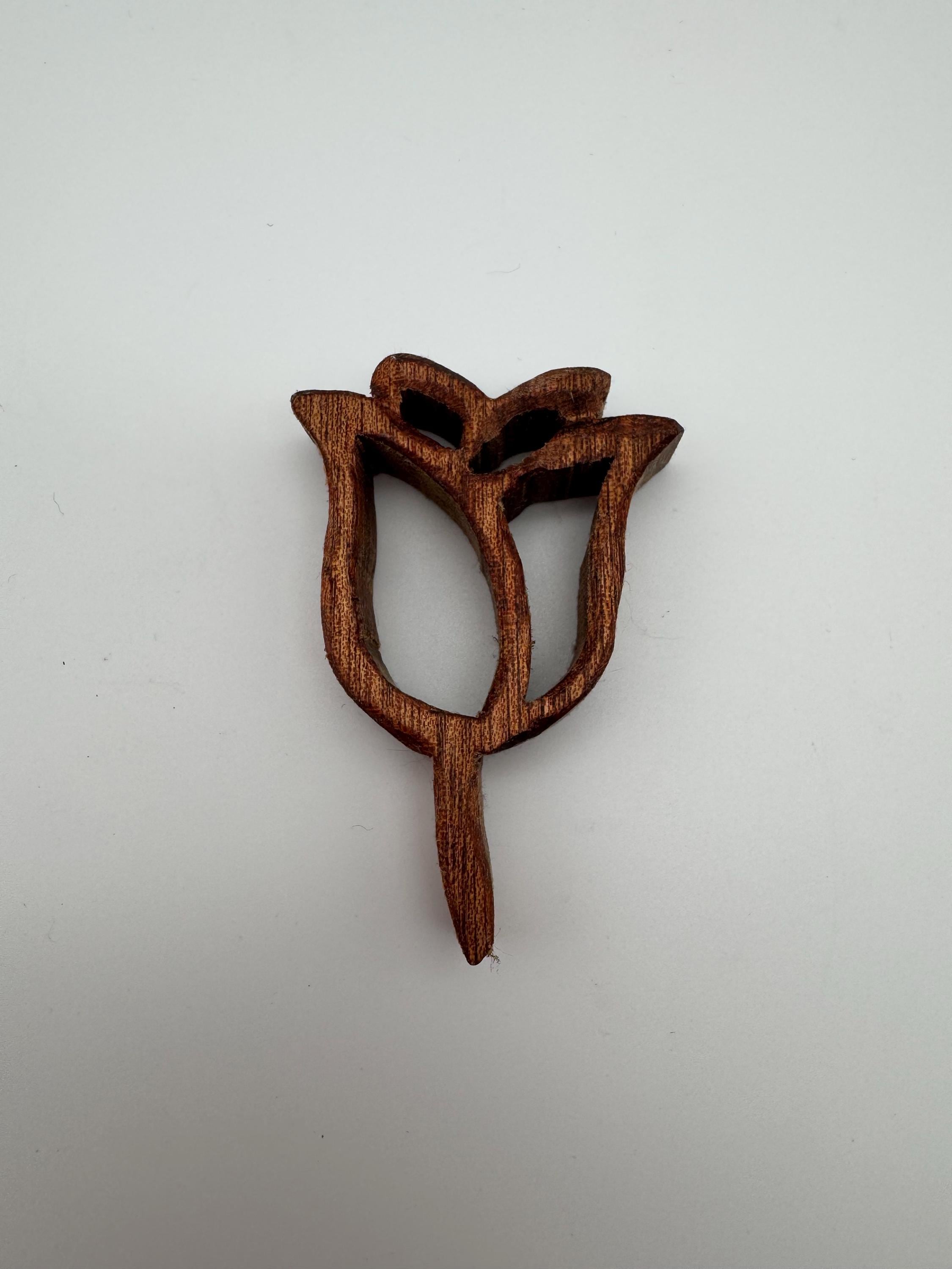 Holz Tulpenkopf
