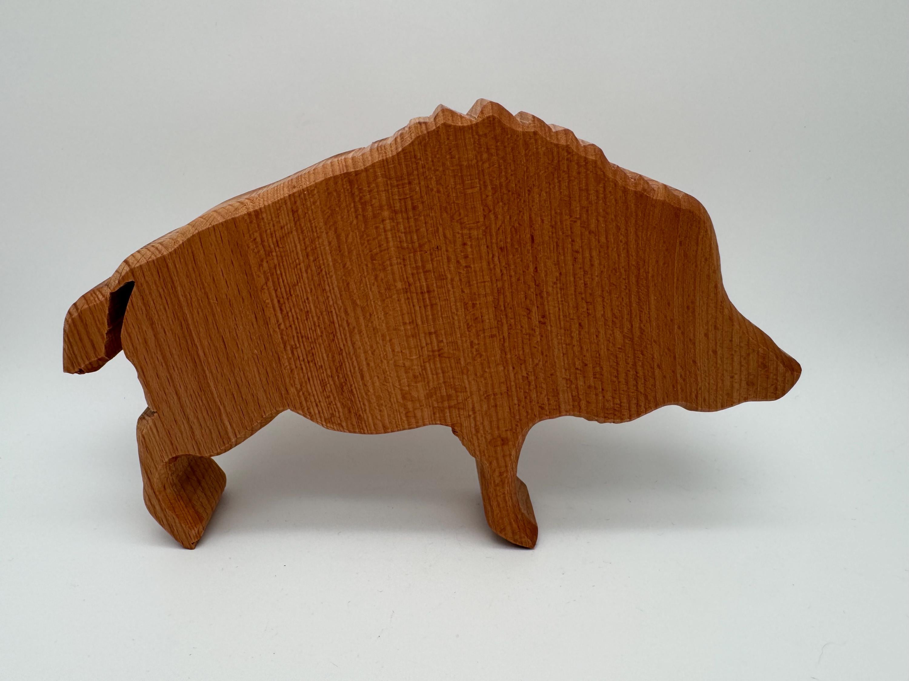 Holz Wildschwein
