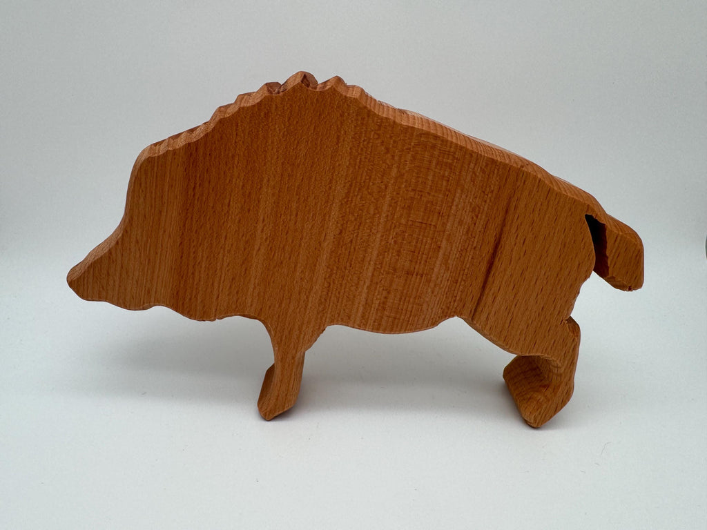 Holz Wildschwein