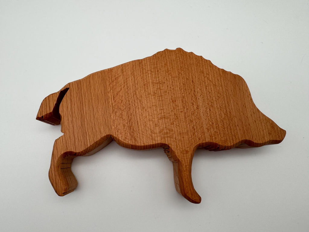 Holz Wildschwein