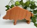 Holz Wildschwein