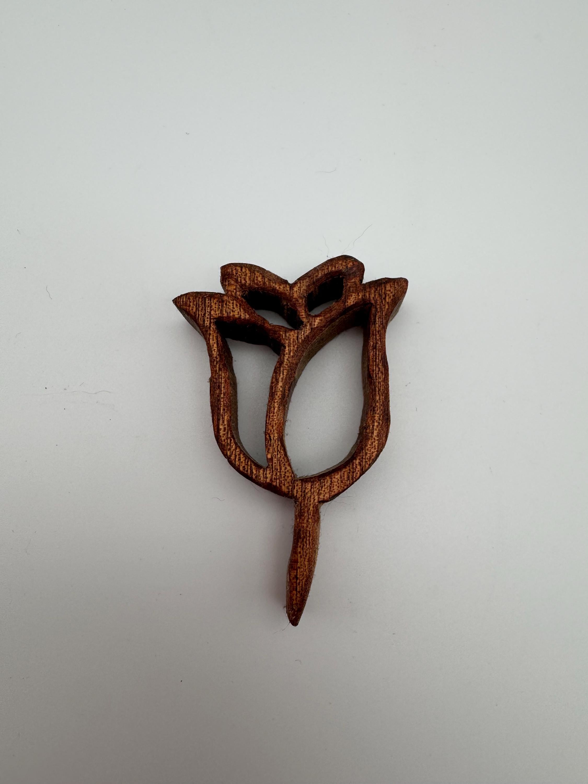 Holz Tulpenkopf